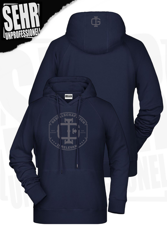 "Gesellschaftlich Irrelevant" Ladies Hoodie