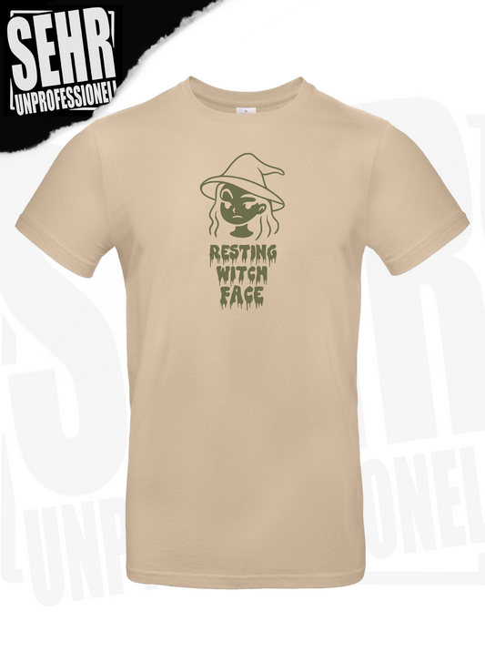 "RESTING WITCH FACE" Regular- & Ladies-Shirt