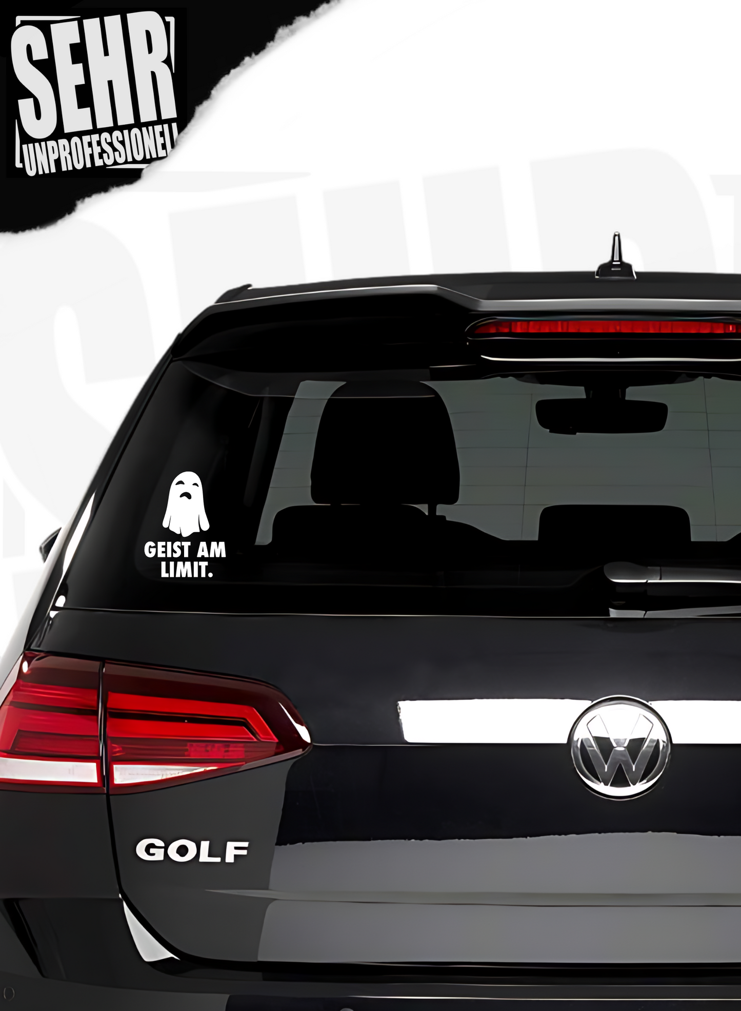 "Geist am Limit" Aufkleber