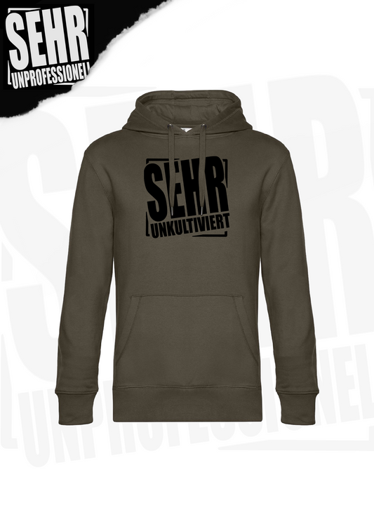"Sehr Unkultiviert" Regular- & Ladies-Hoodie