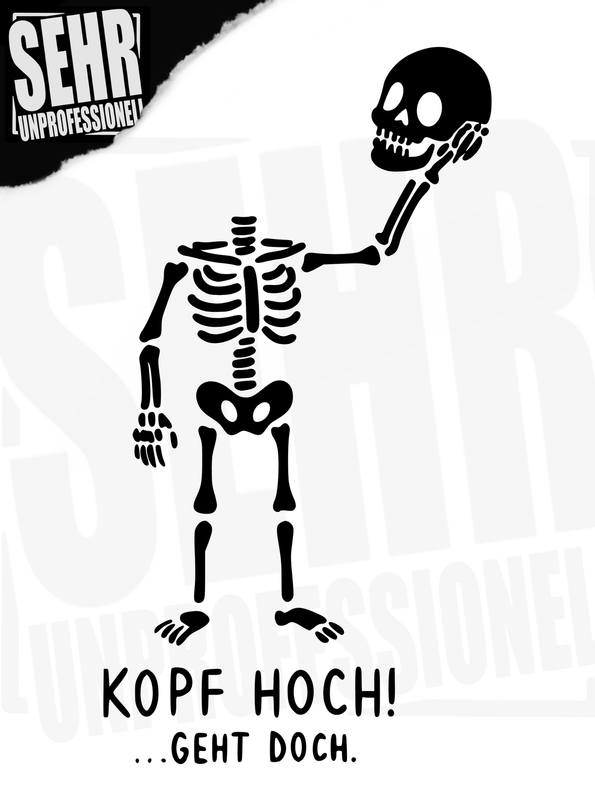 "Kopf hoch!" Regular & Ladies-Shirt