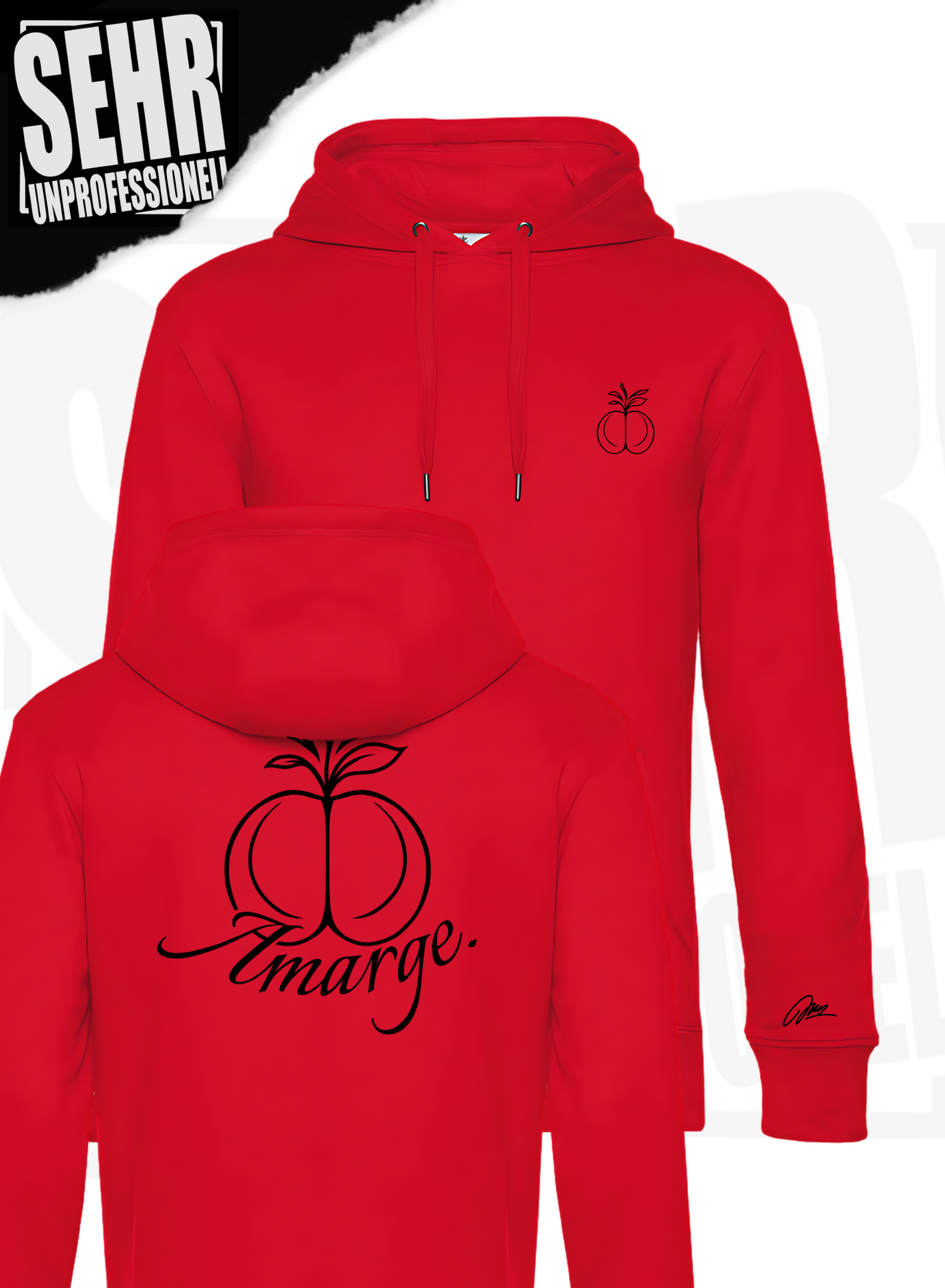 "Amarge. Schicki" Regular- & Ladies Hoodie