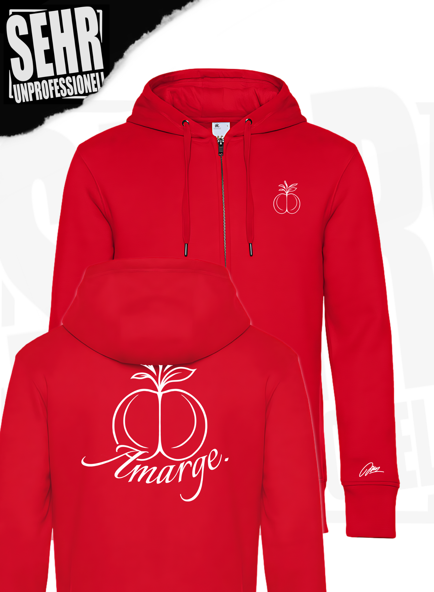 "Amarge. Schicki" Zip-Hoodie