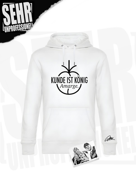 "Kunde ist König Amarge" Regular- & Ladies-Hoodie