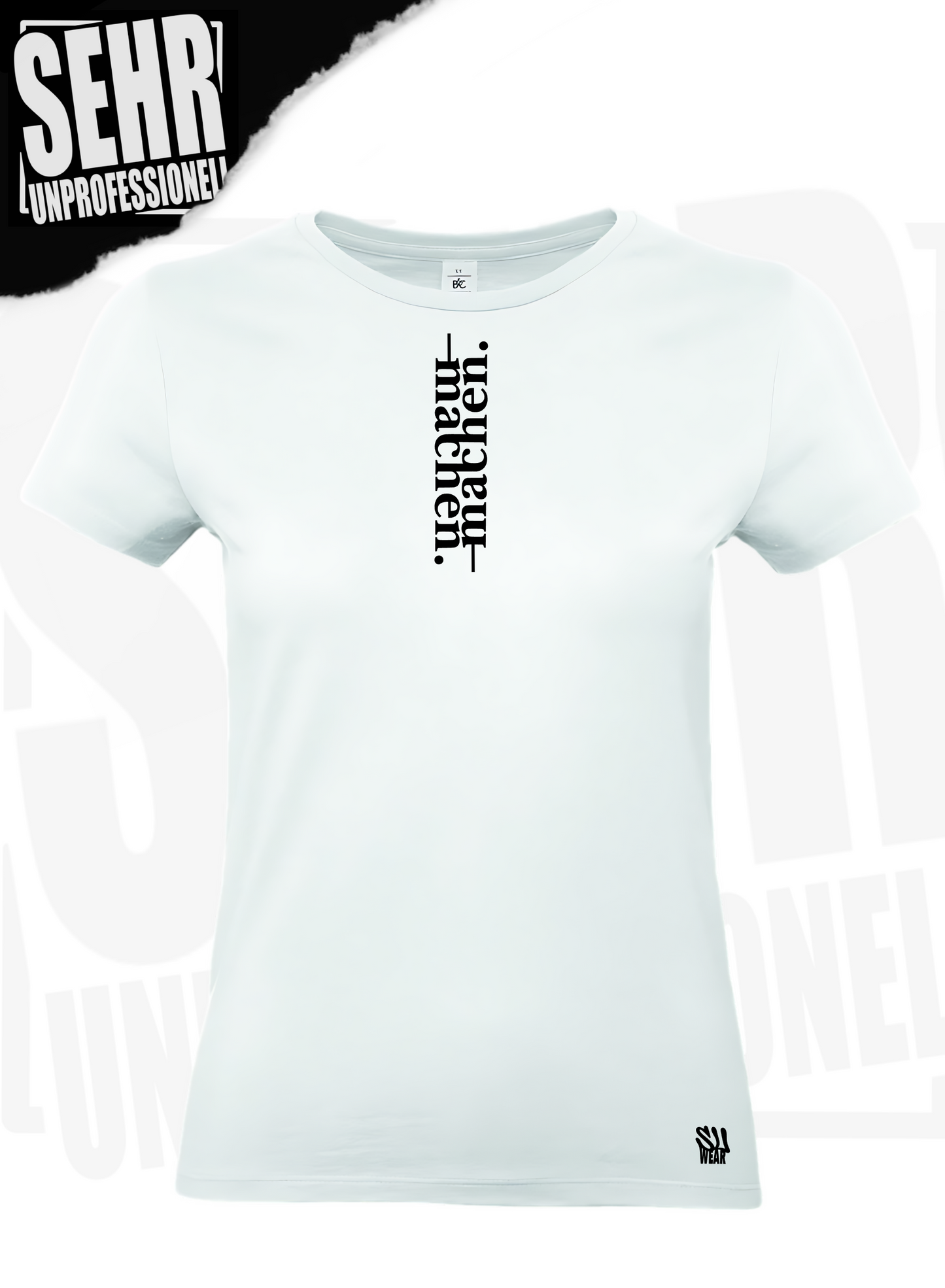 "machen." Regular- & Ladies-Shirt