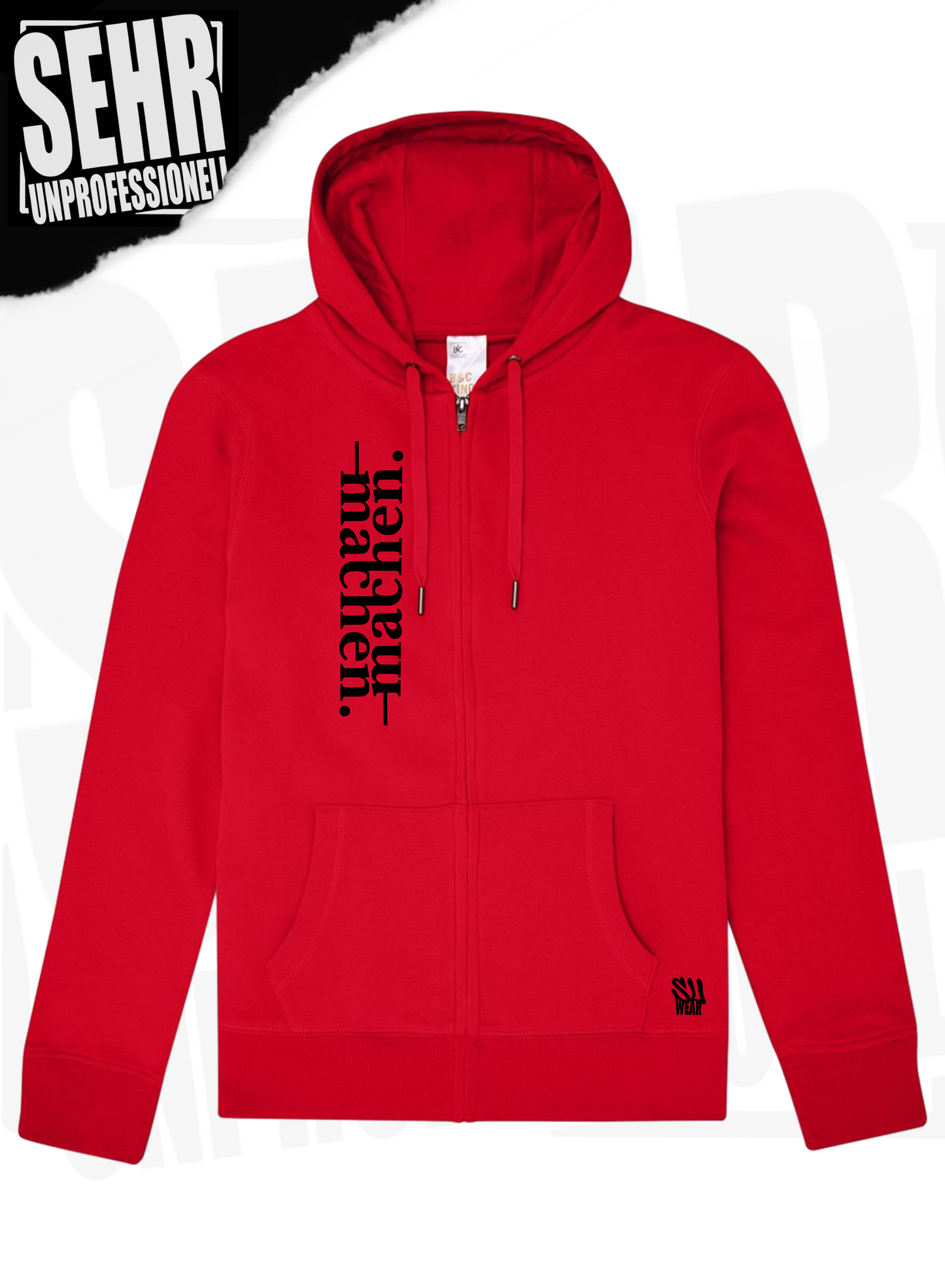 "machen." Zip-Hoodie