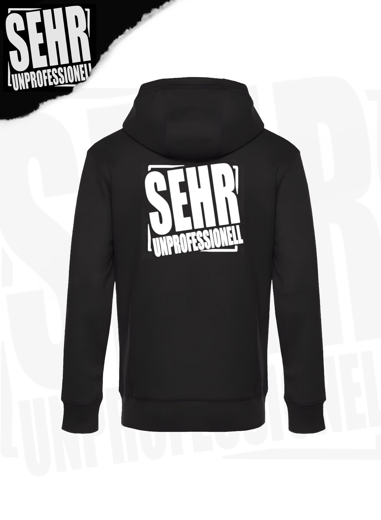 "Sehr Unprofessionell" Zip-Hoodie