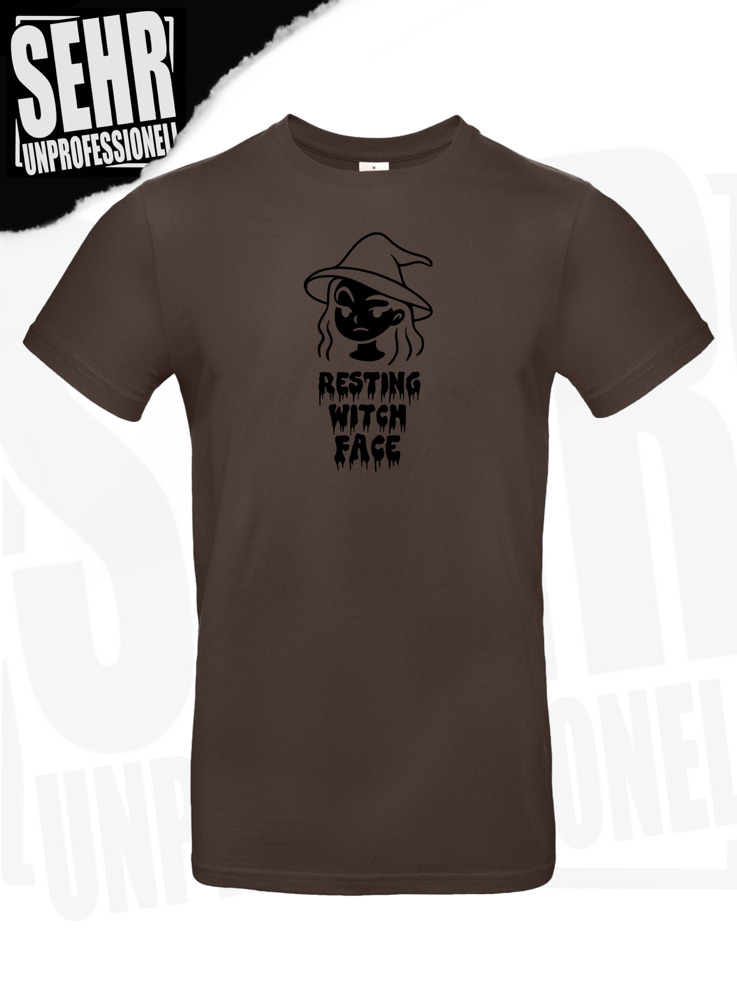 "RESTING WITCH FACE" Regular- & Ladies-Shirt