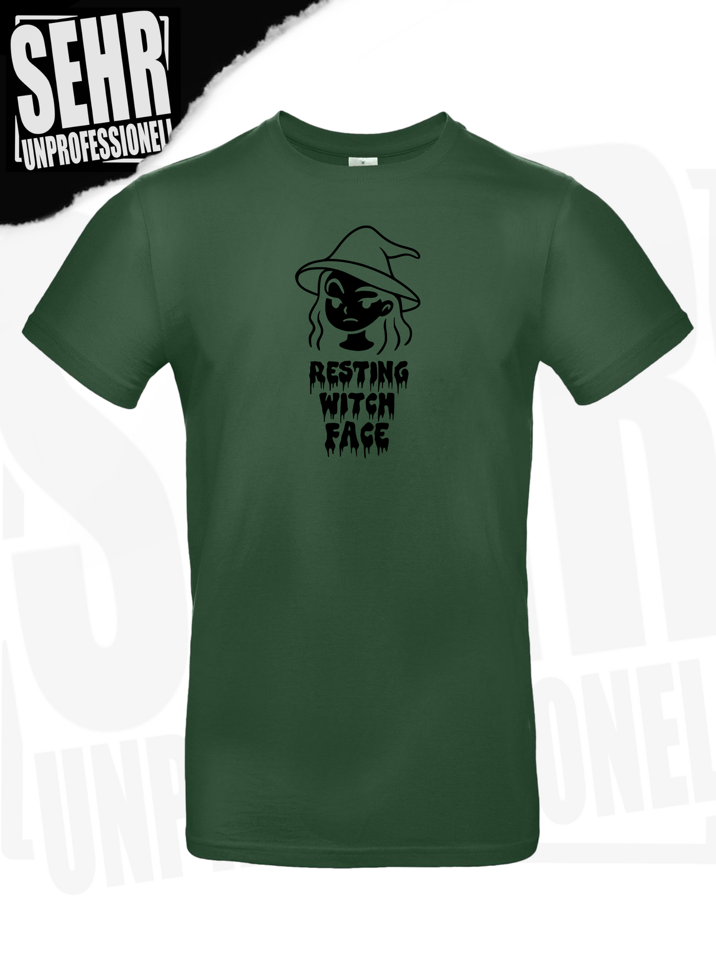 "RESTING WITCH FACE" Regular- & Ladies-Shirt