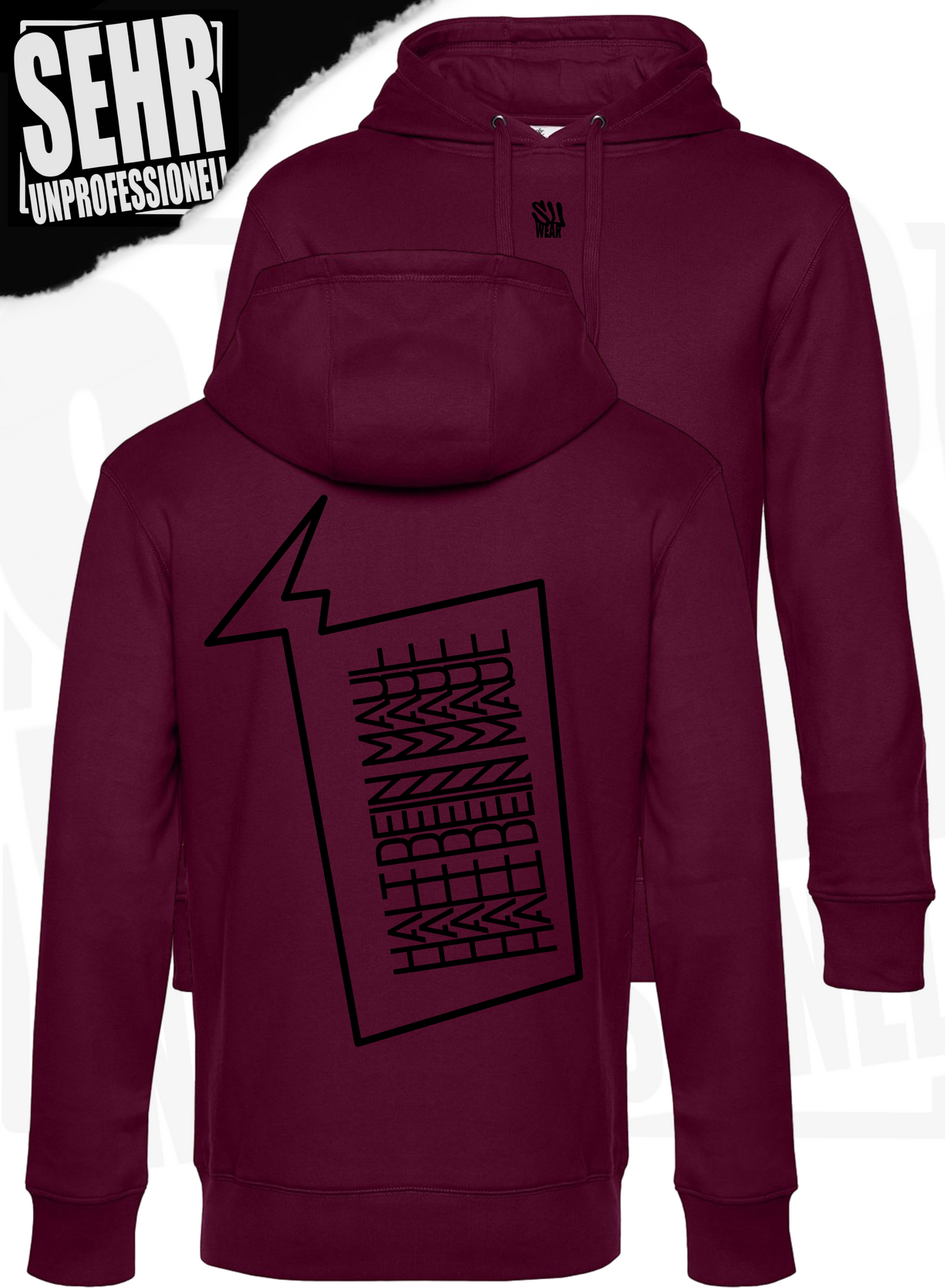 "Halt dein Maul" Regular-Hoodie