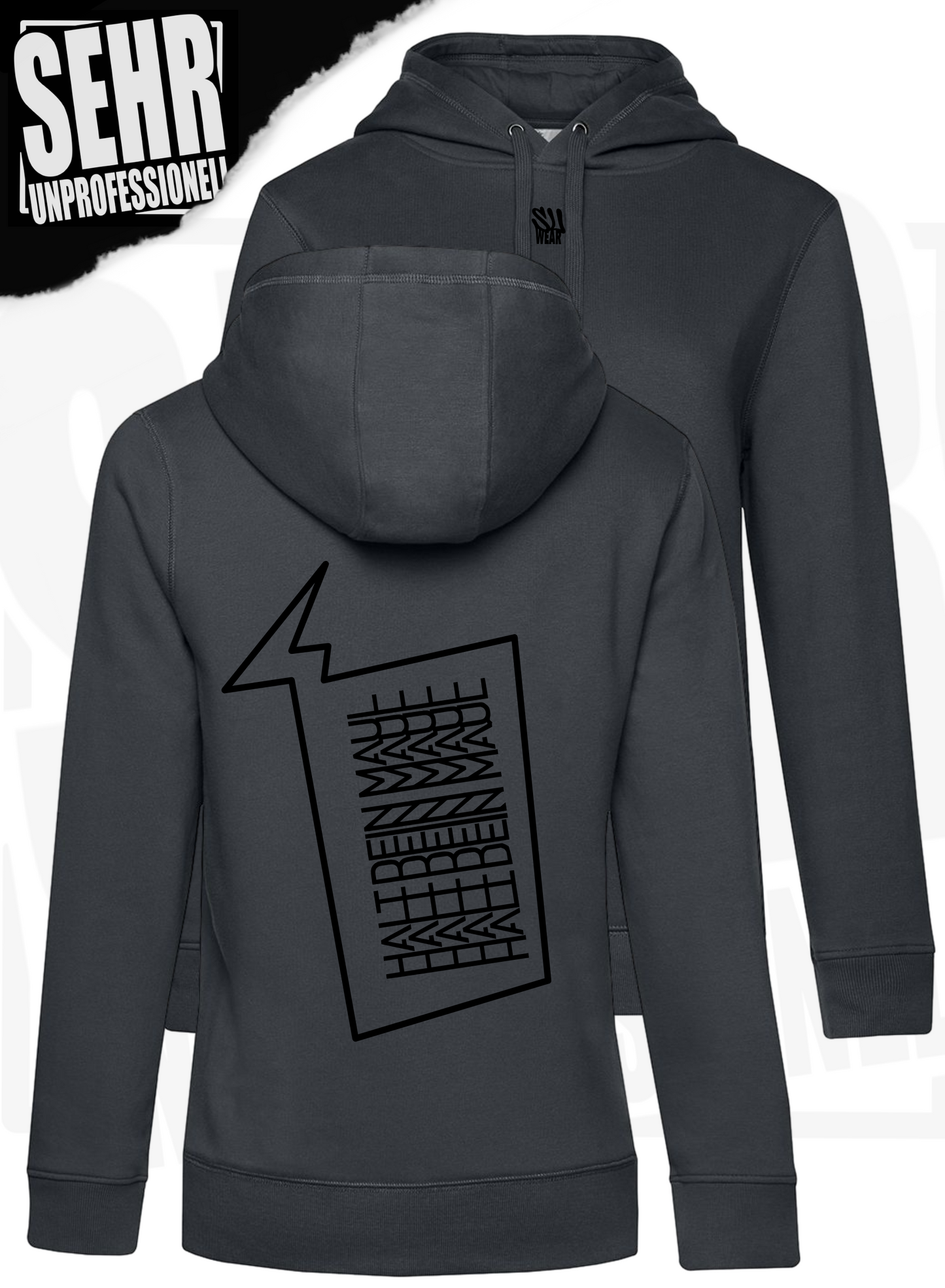 "Halt dein Maul" Ladies-Hoodie