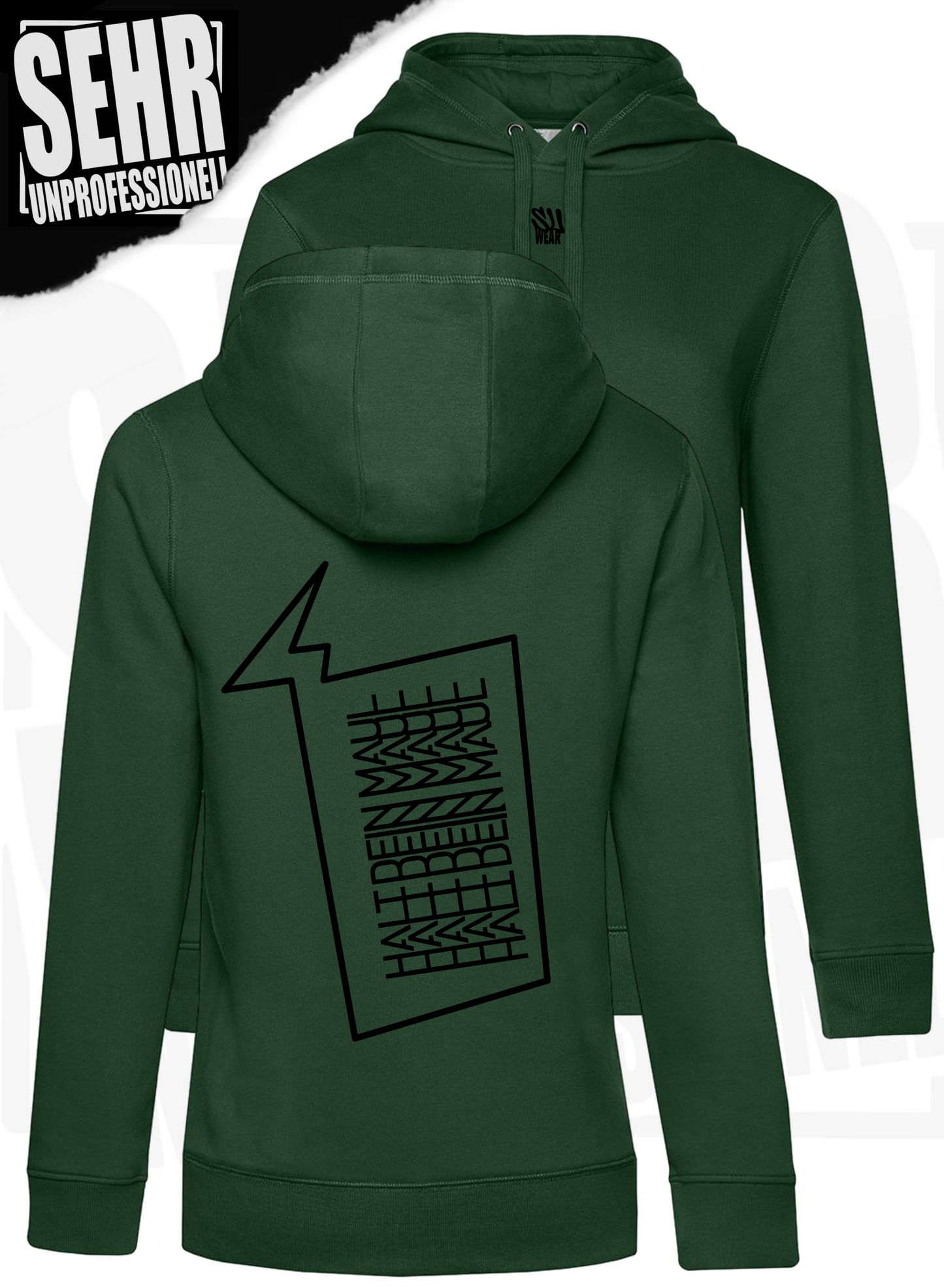 "Halt dein Maul" Ladies-Hoodie