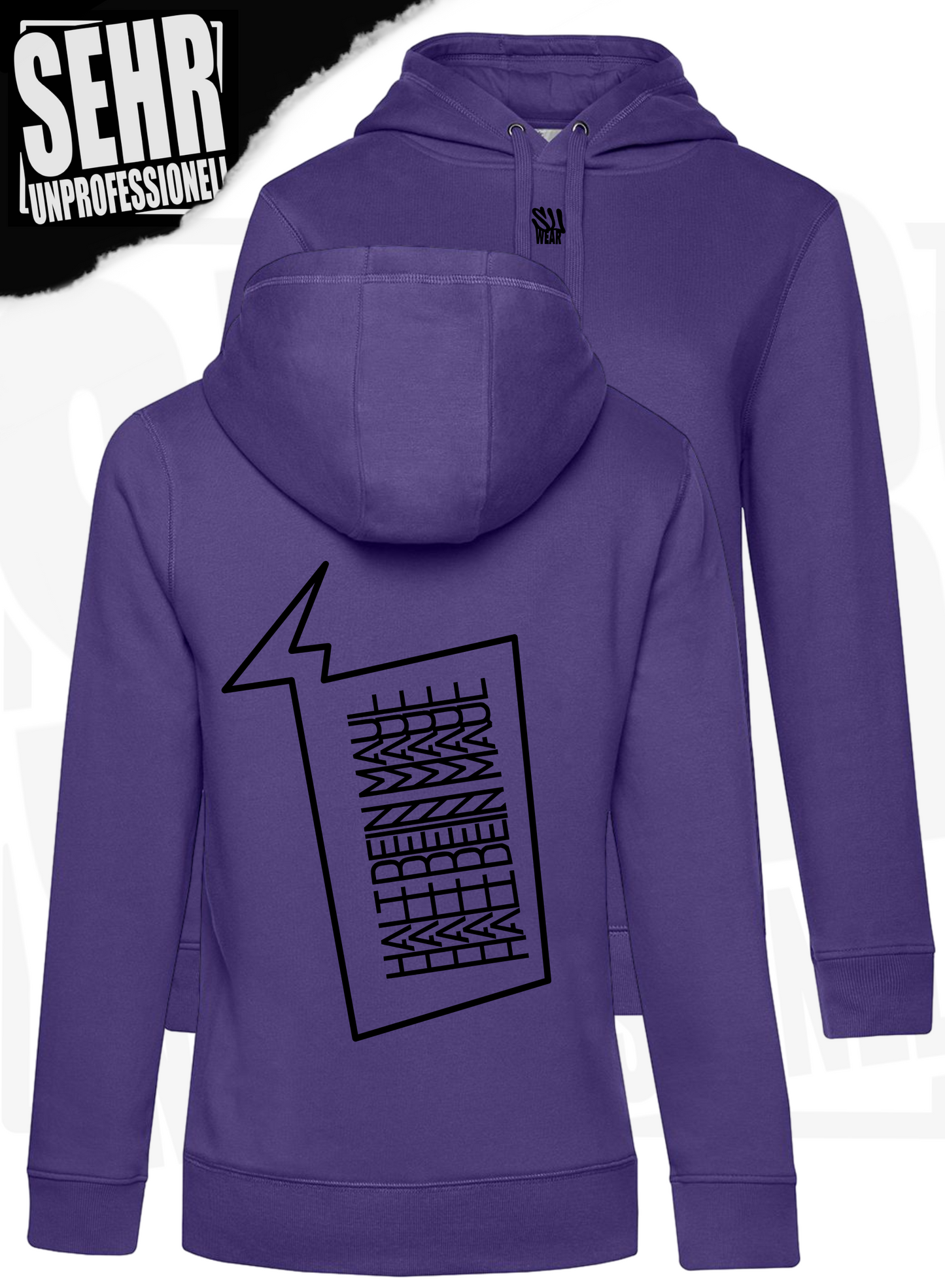 "Halt dein Maul" Ladies-Hoodie