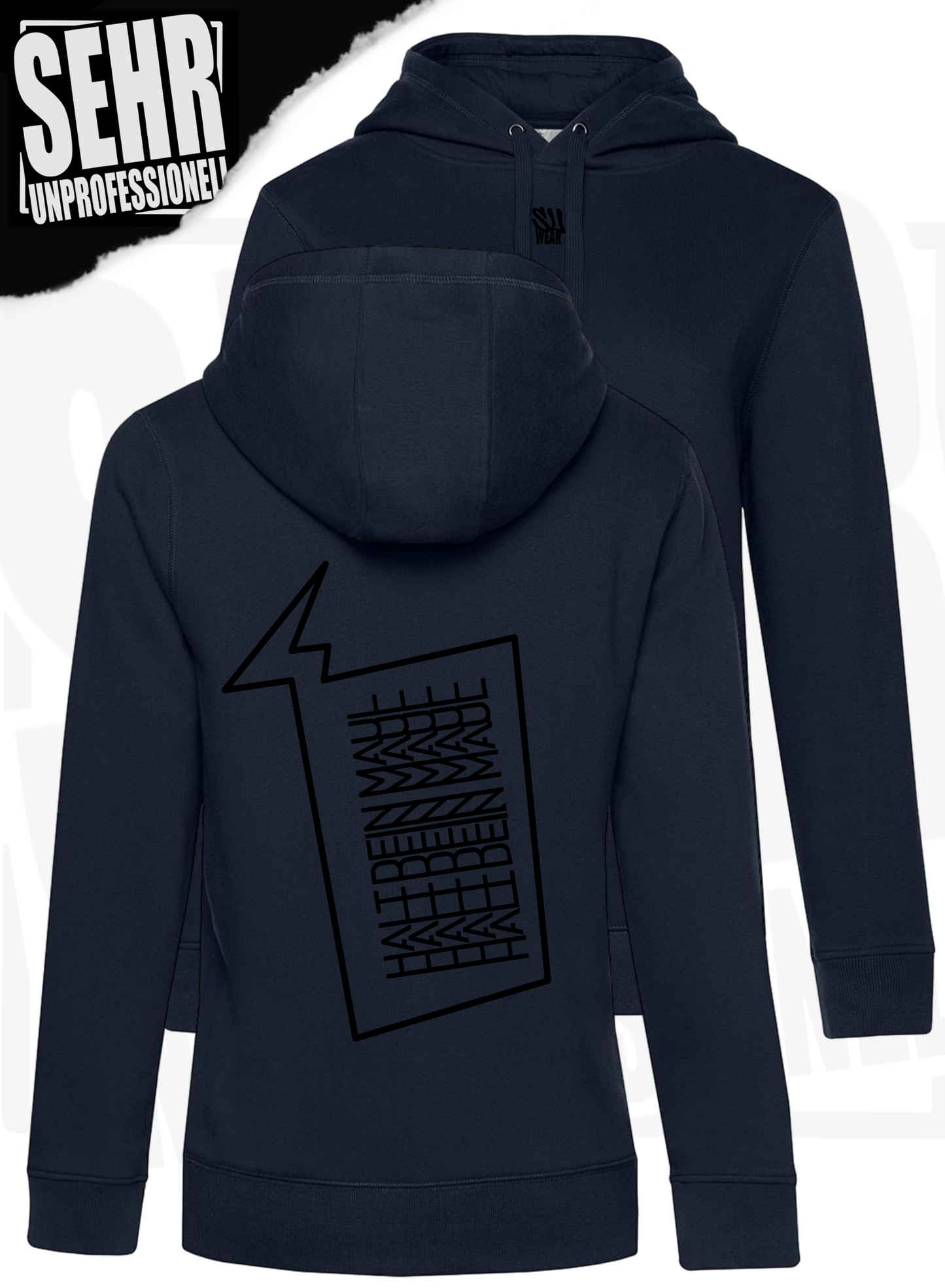 "Halt dein Maul" Ladies-Hoodie