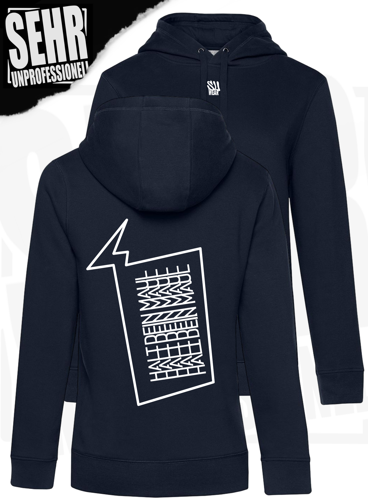 "Halt dein Maul" Ladies-Hoodie