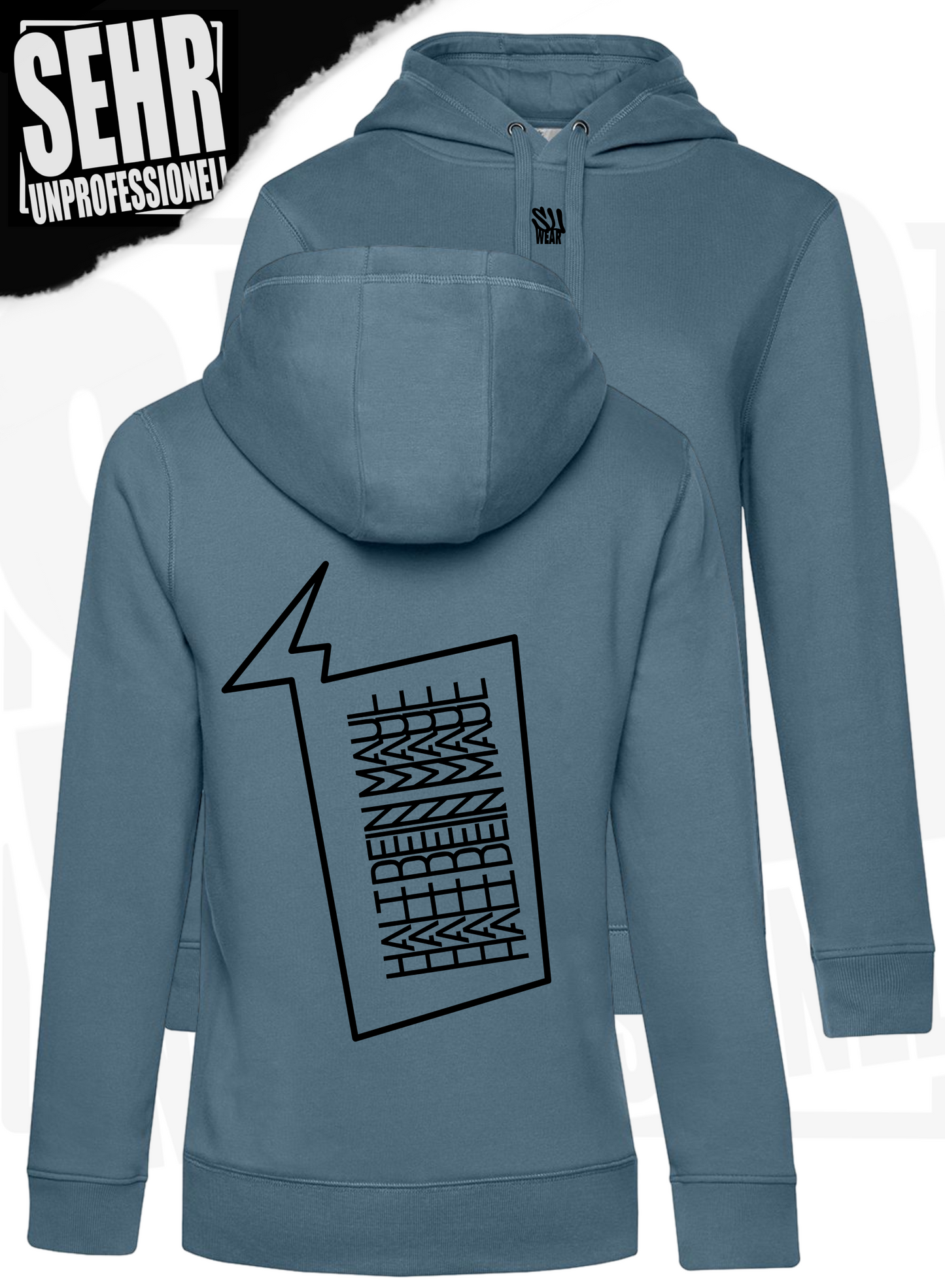 "Halt dein Maul" Ladies-Hoodie