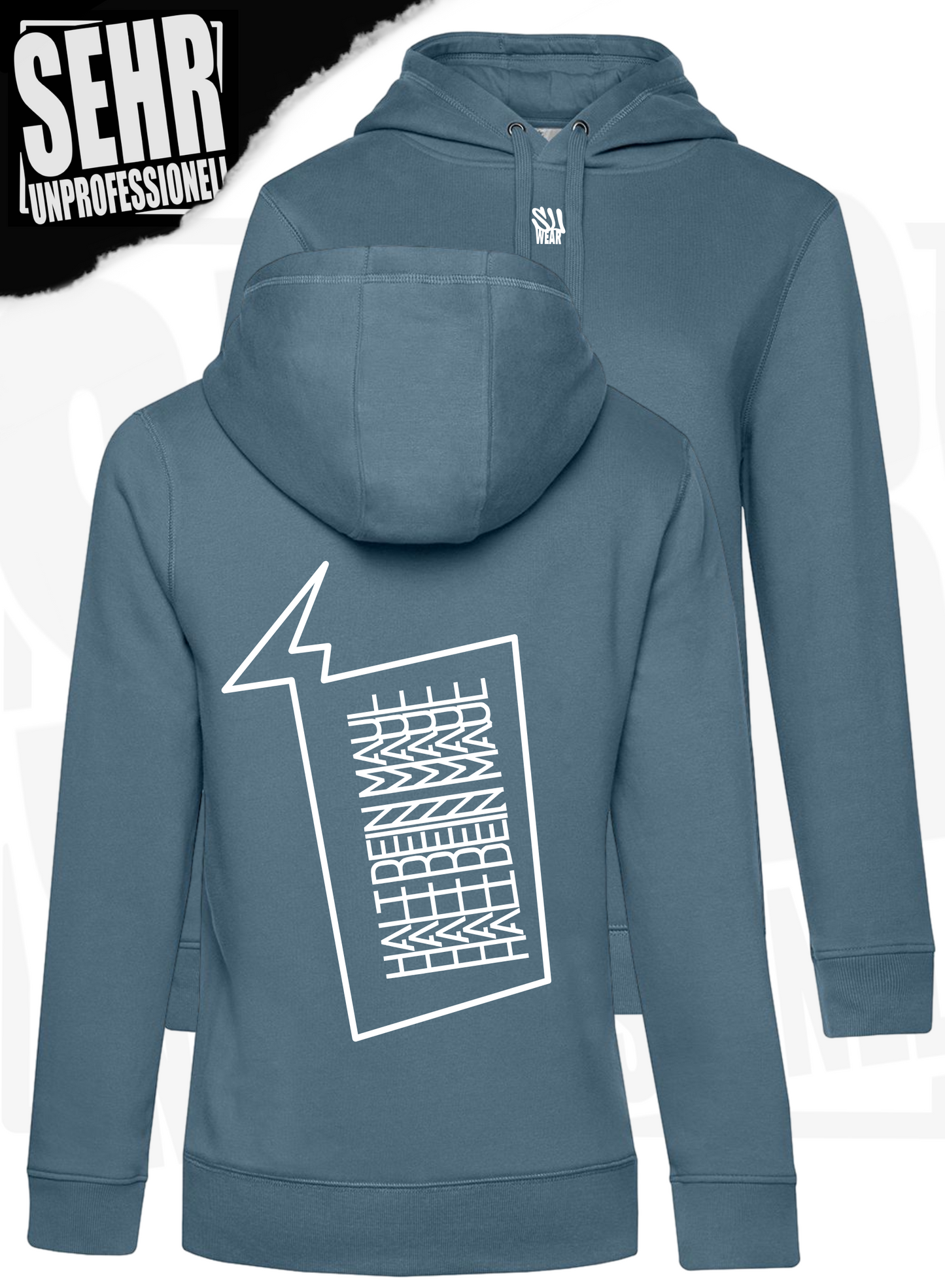 "Halt dein Maul" Ladies-Hoodie