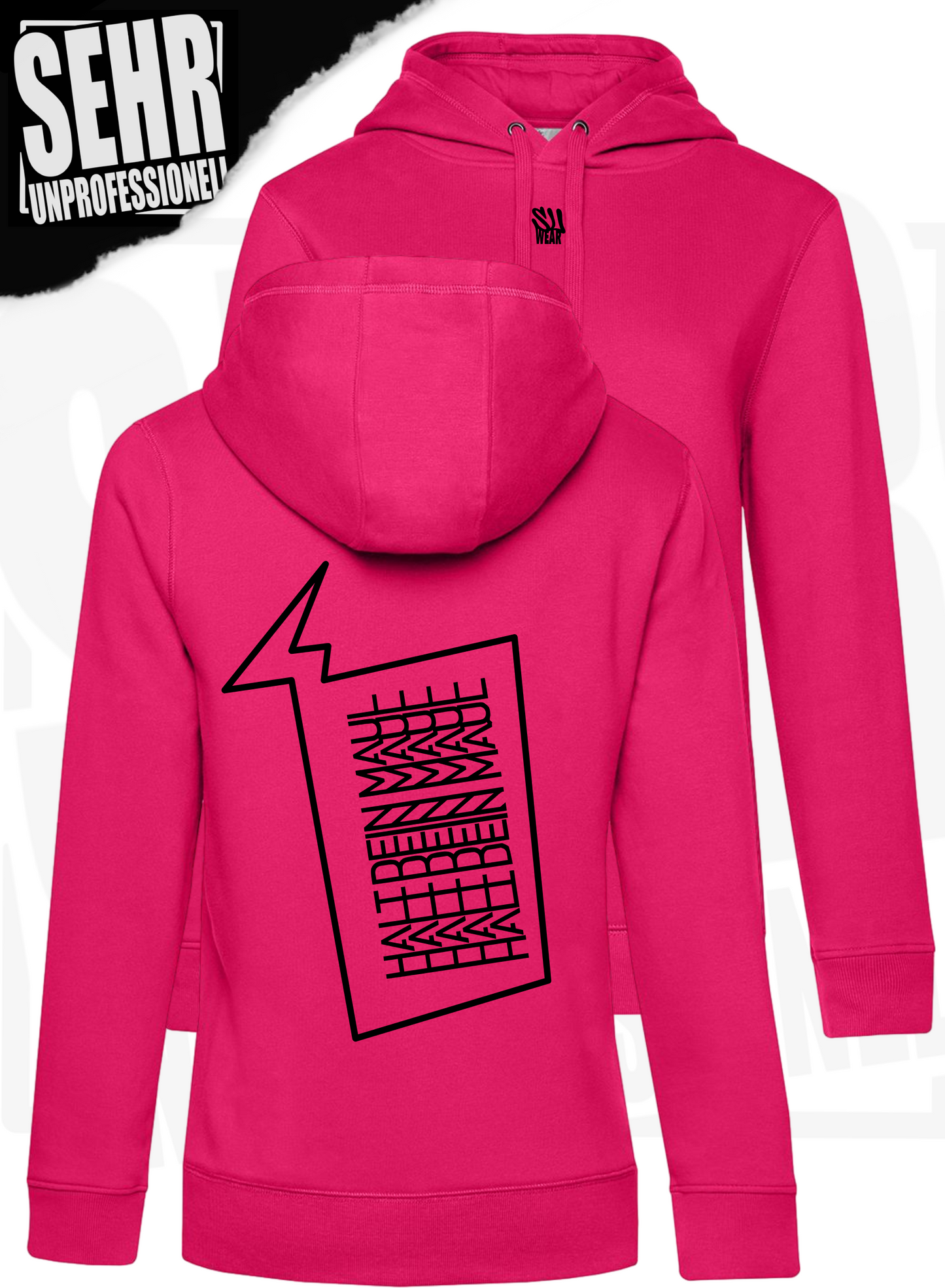 "Halt dein Maul" Ladies-Hoodie