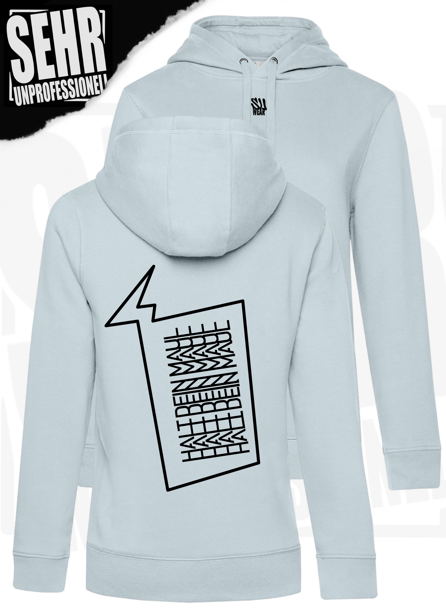 "Halt dein Maul" Ladies-Hoodie