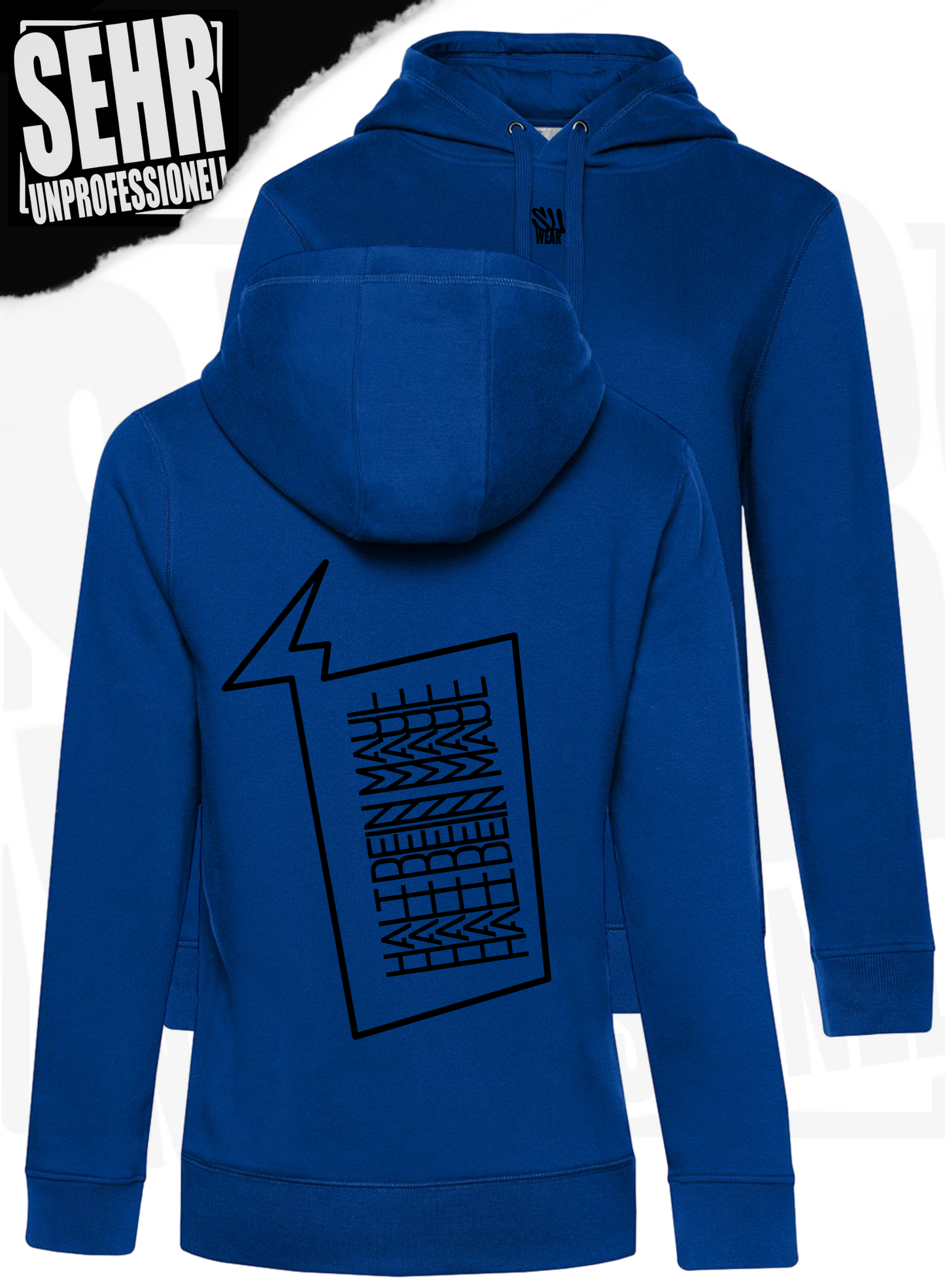 "Halt dein Maul" Ladies-Hoodie