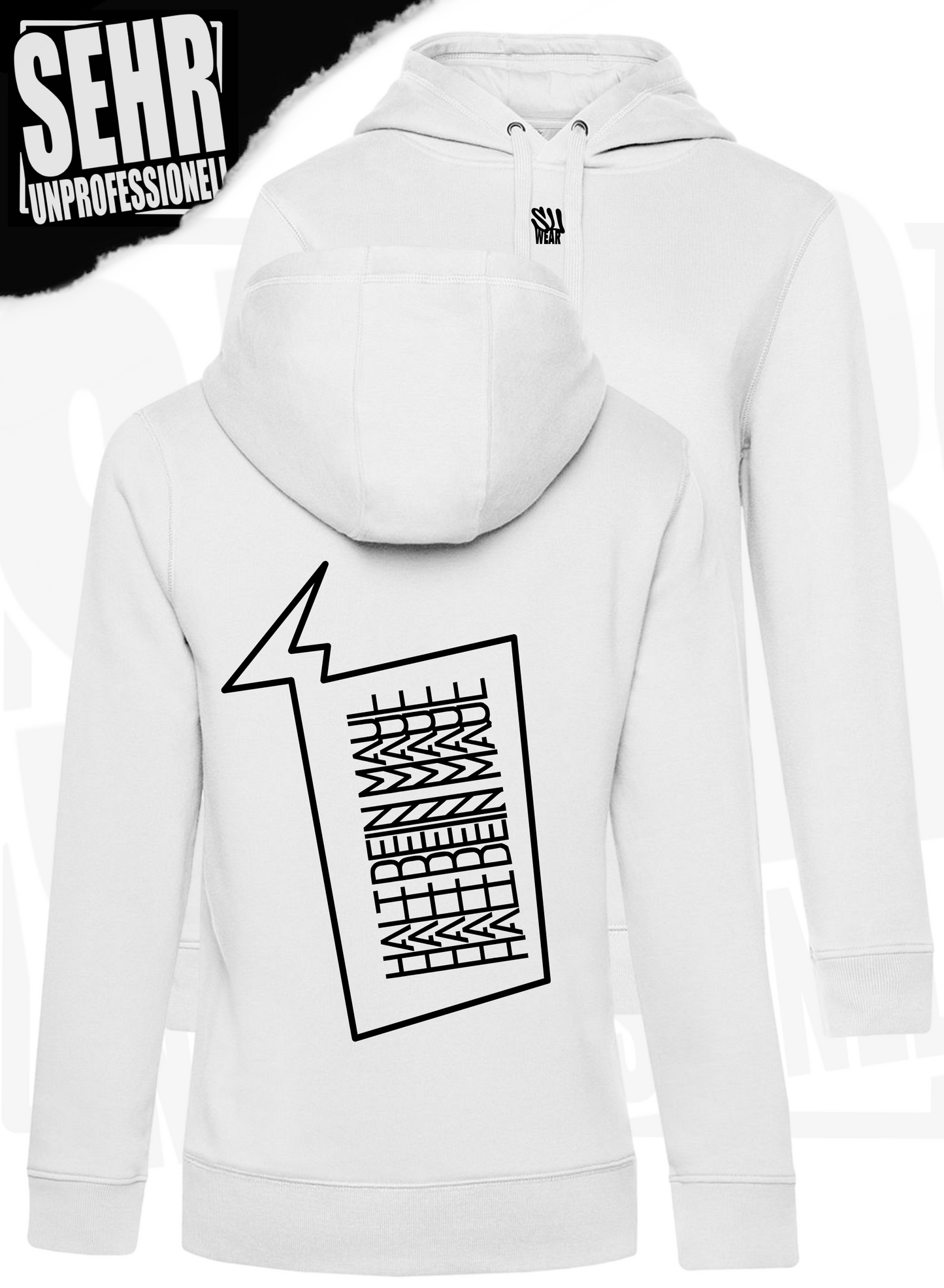 "Halt dein Maul" Ladies-Hoodie