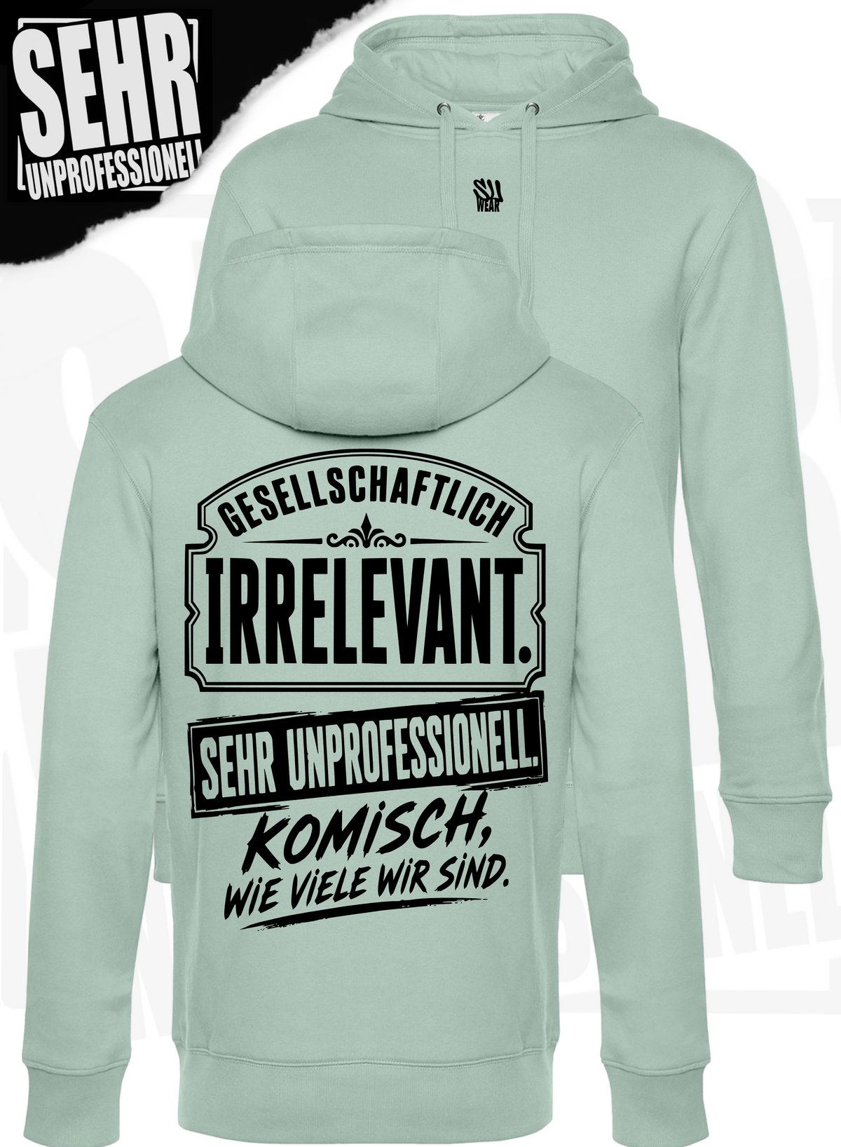 "Komisch wie viele wir sind." Regular-Hoodie