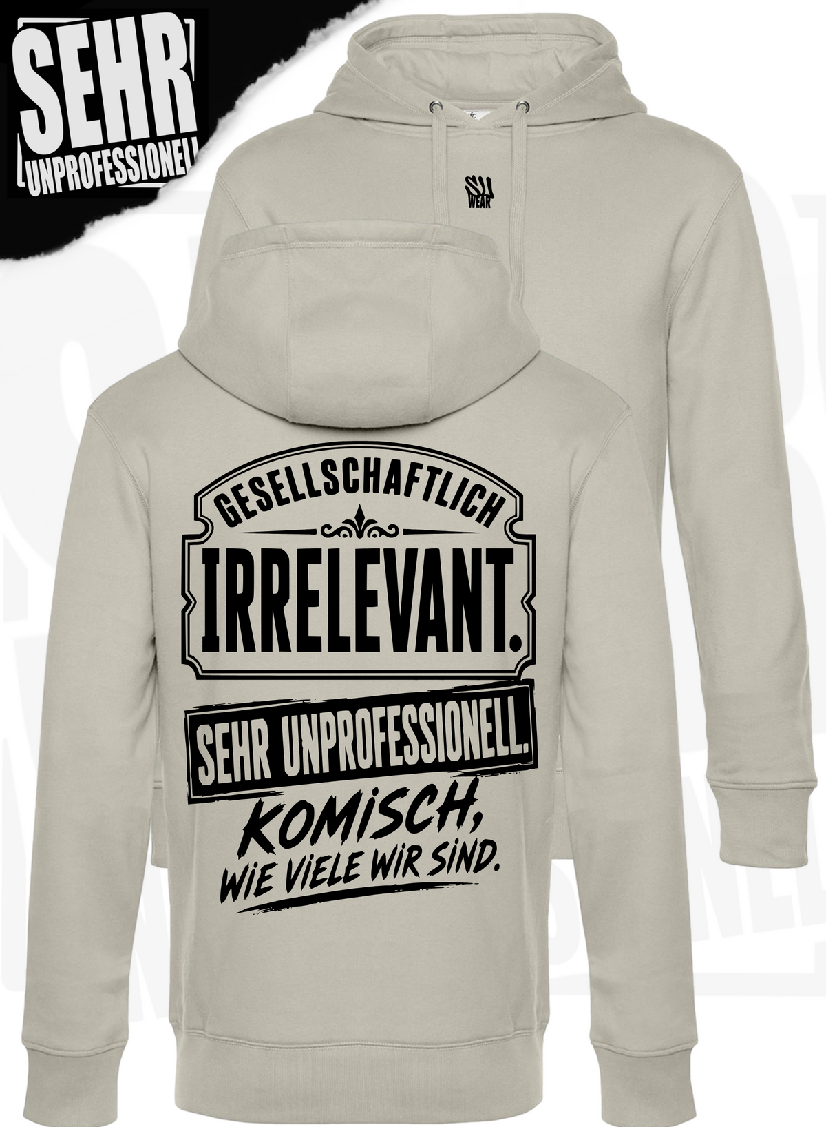 "Komisch wie viele wir sind." Regular-Hoodie
