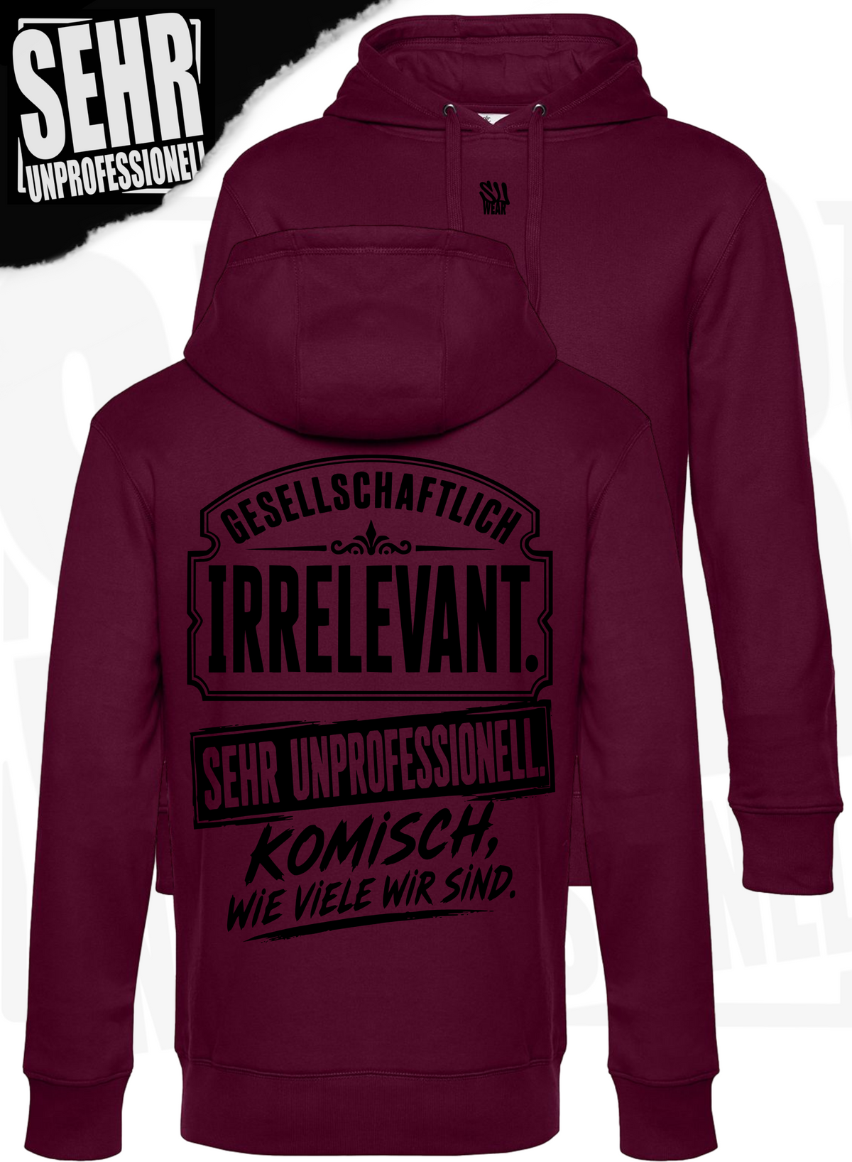 "Komisch wie viele wir sind." Regular-Hoodie