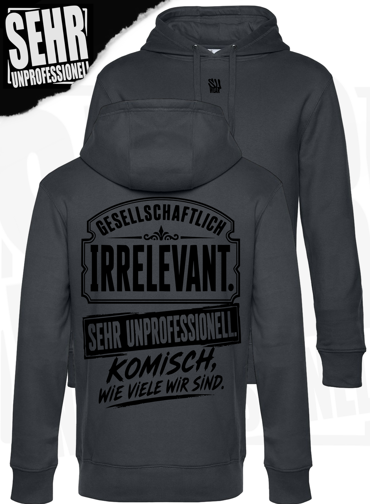 "Komisch wie viele wir sind." Regular-Hoodie
