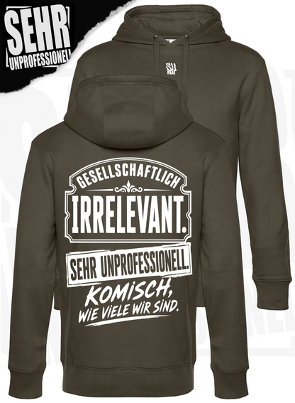 "Komisch wie viele wir sind." Regular-Hoodie