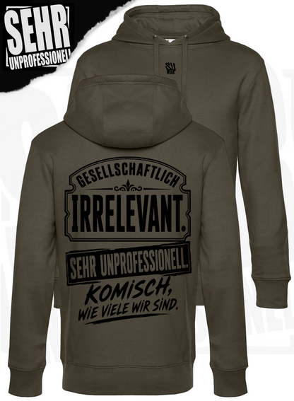 "Komisch wie viele wir sind." Regular-Hoodie