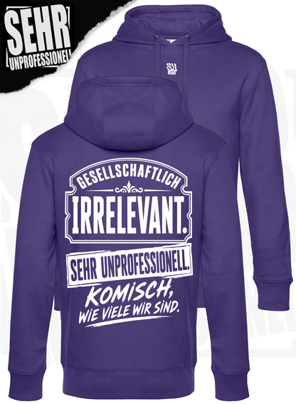 "Komisch wie viele wir sind." Regular-Hoodie