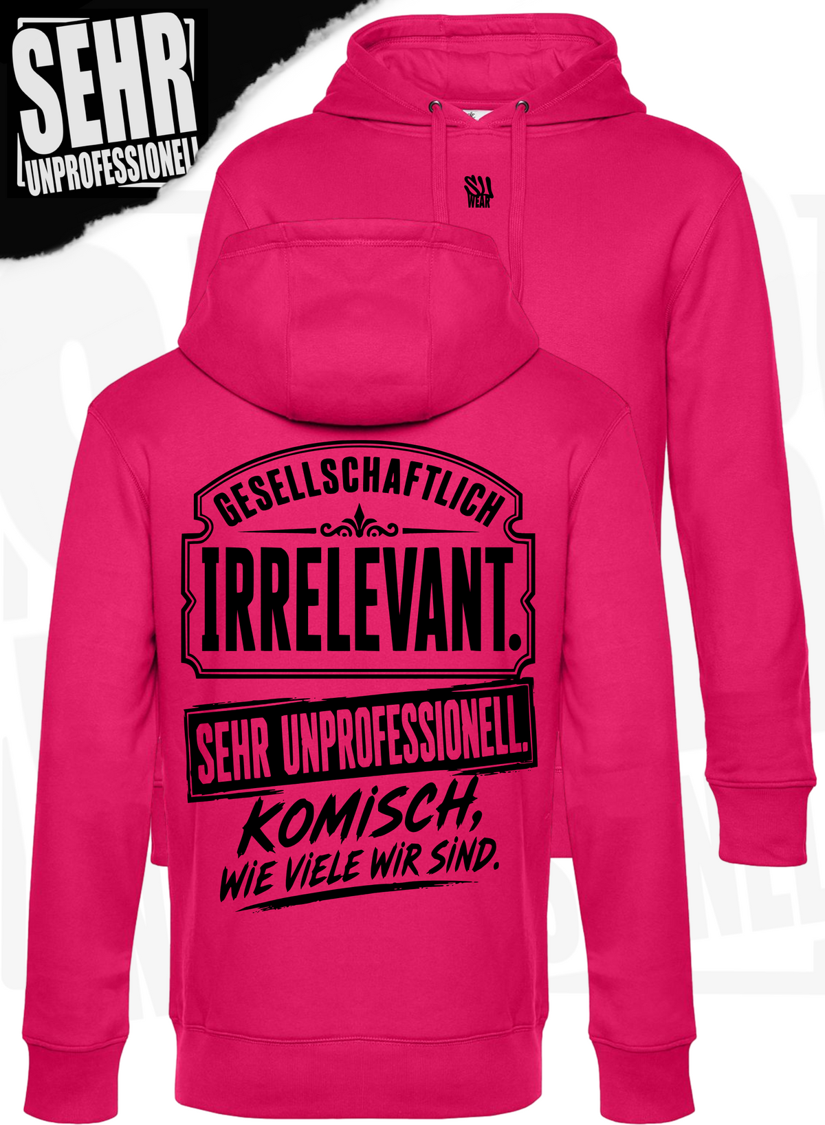 "Komisch wie viele wir sind." Regular-Hoodie