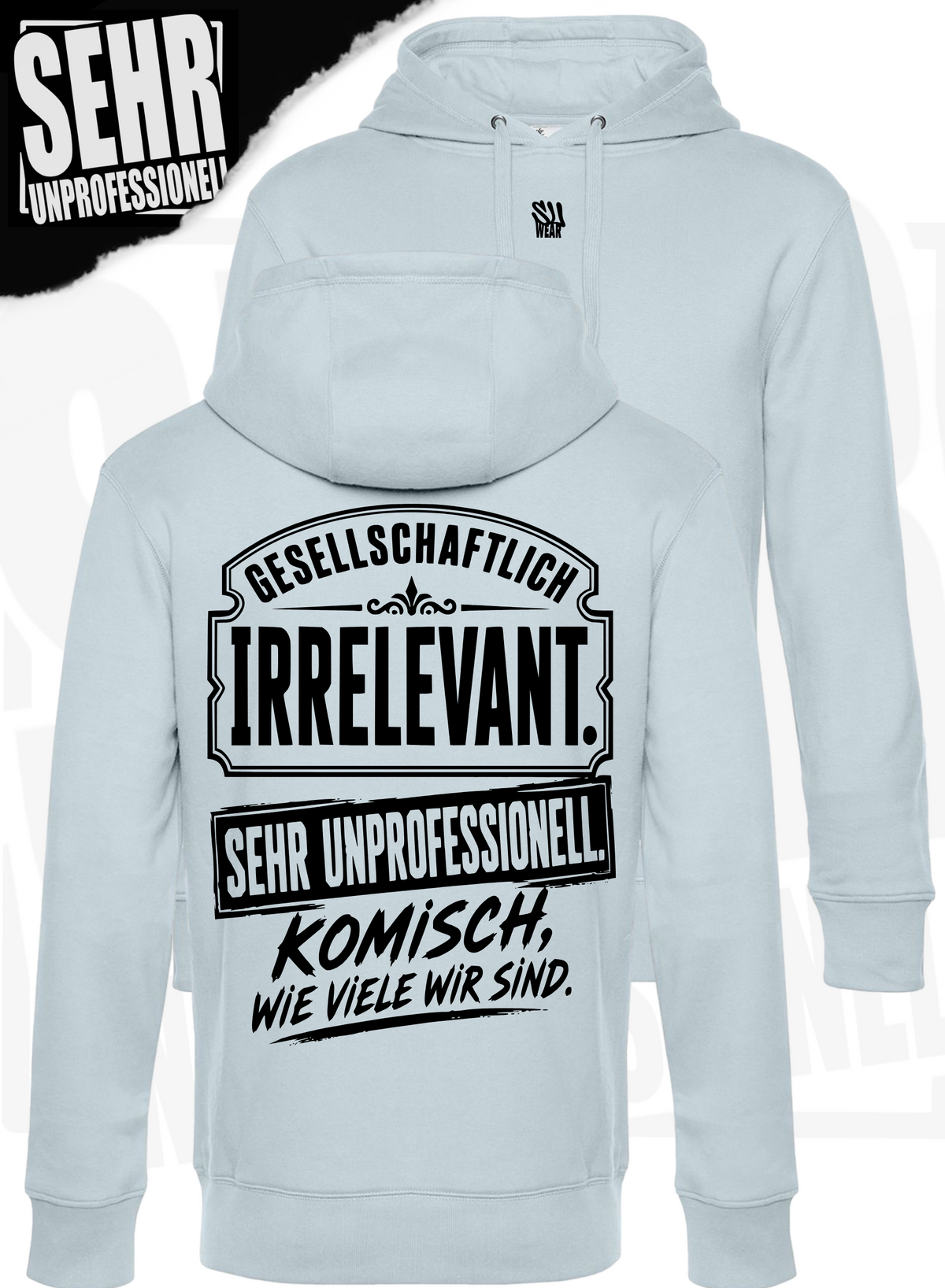 "Komisch wie viele wir sind." Regular-Hoodie