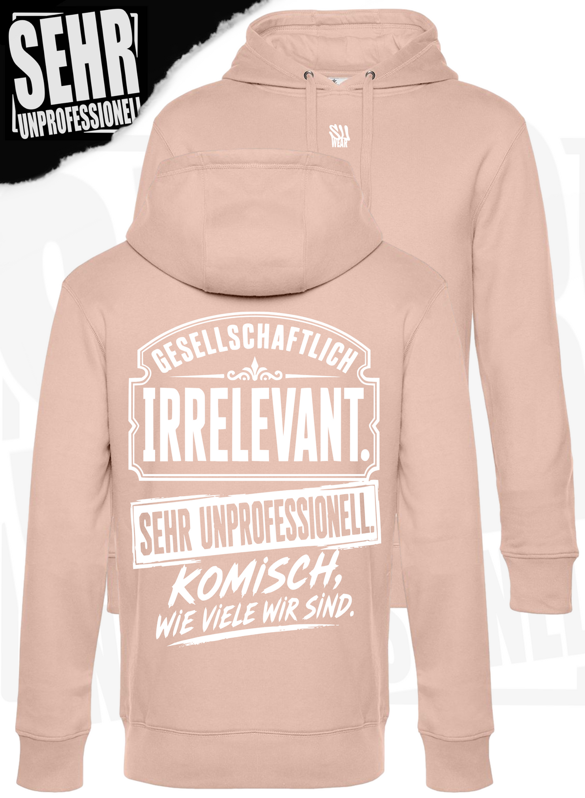 "Komisch wie viele wir sind." Regular-Hoodie