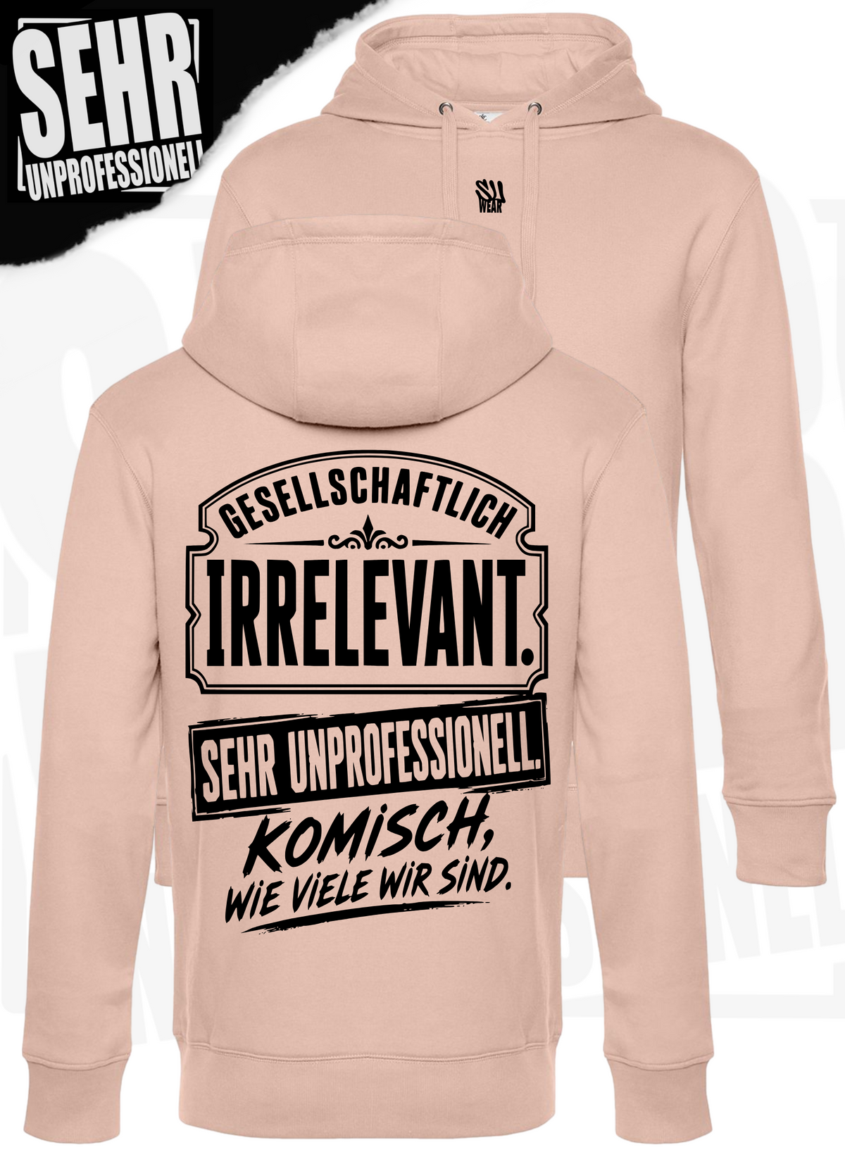 "Komisch wie viele wir sind." Regular-Hoodie