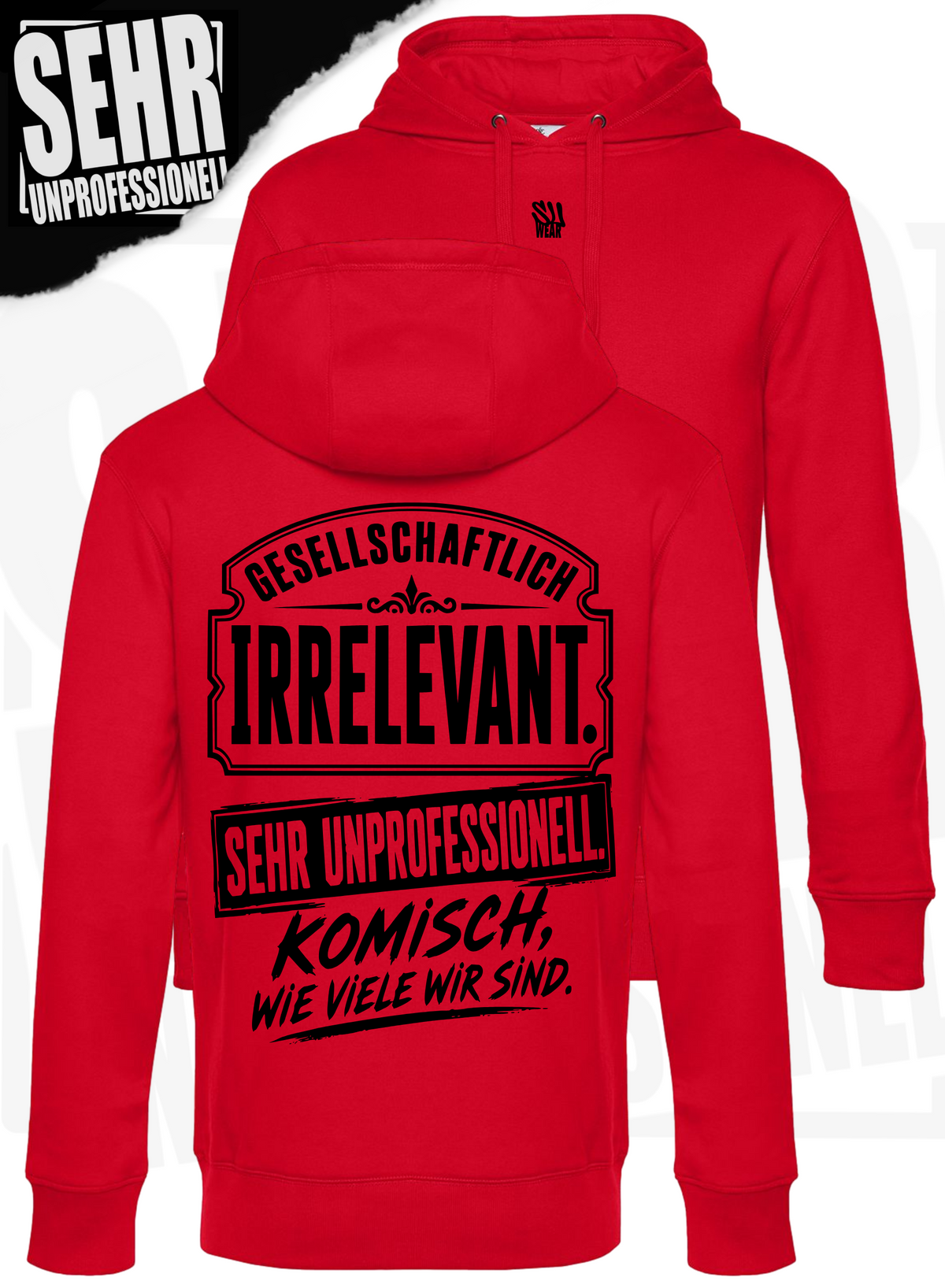 "Komisch wie viele wir sind." Regular-Hoodie