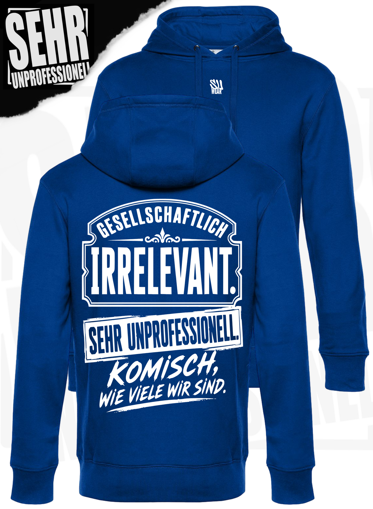 "Komisch wie viele wir sind." Regular-Hoodie