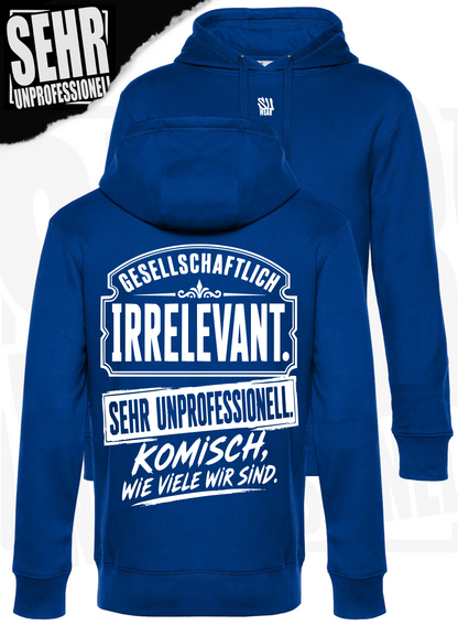 "Komisch wie viele wir sind." Regular-Hoodie