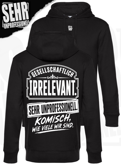 "Komisch wie viele wir sind." Regular-Hoodie