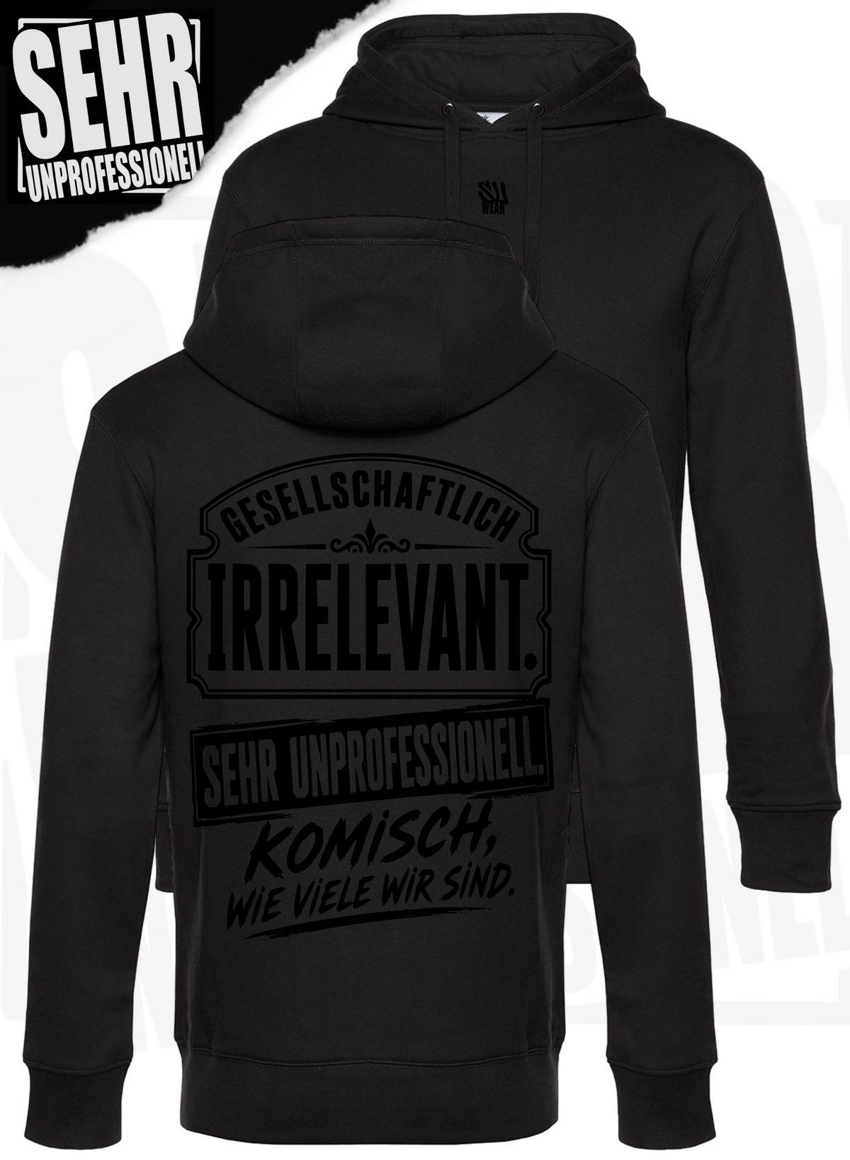 "Komisch wie viele wir sind." Regular-Hoodie