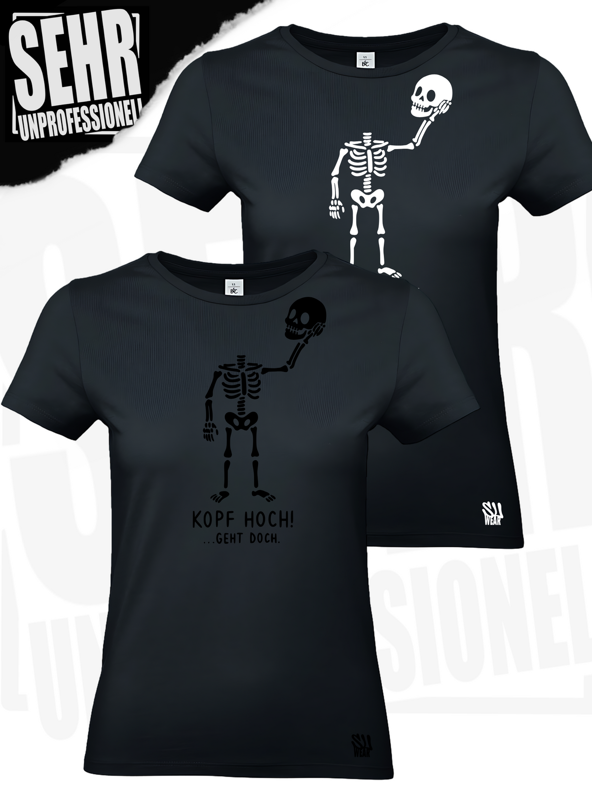 "Kopf hoch!" Regular & Ladies-Shirt