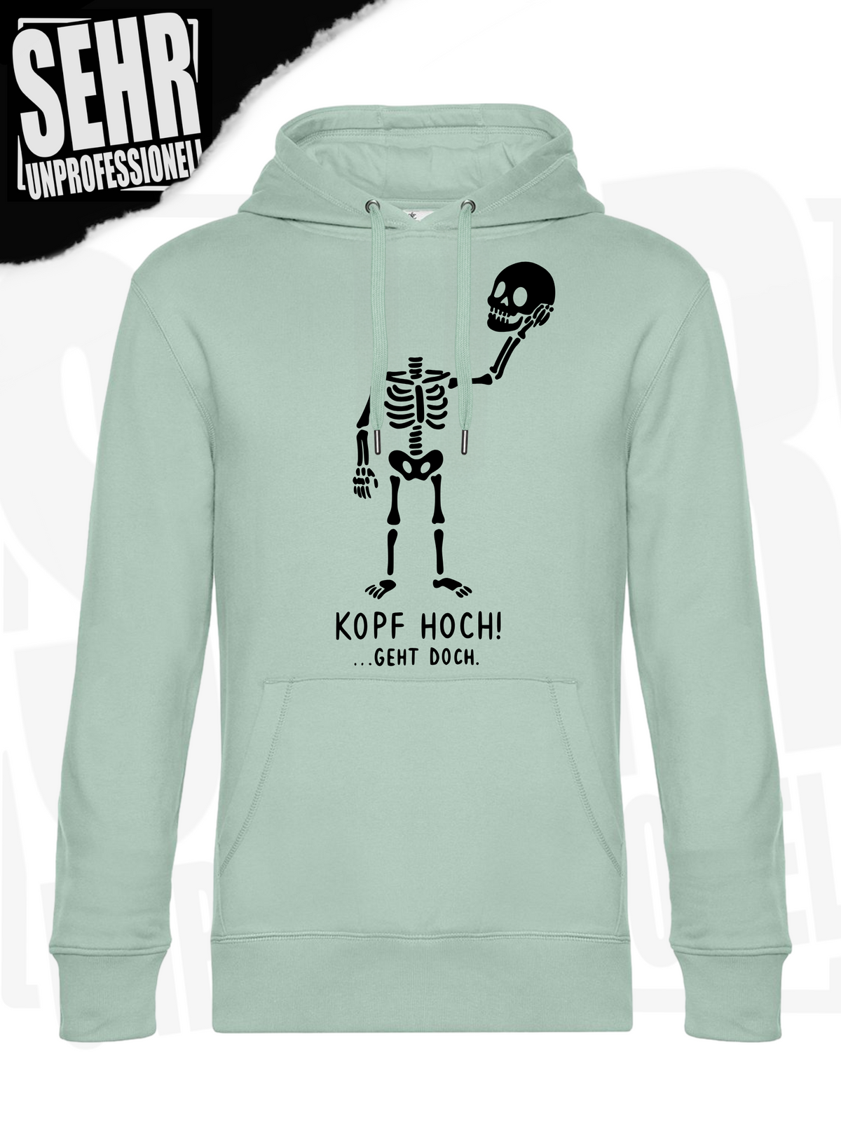 "Kopf hoch!" Regular & Ladies-Hoodie