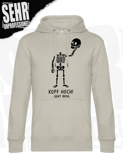 "Kopf hoch!" Regular & Ladies-Hoodie