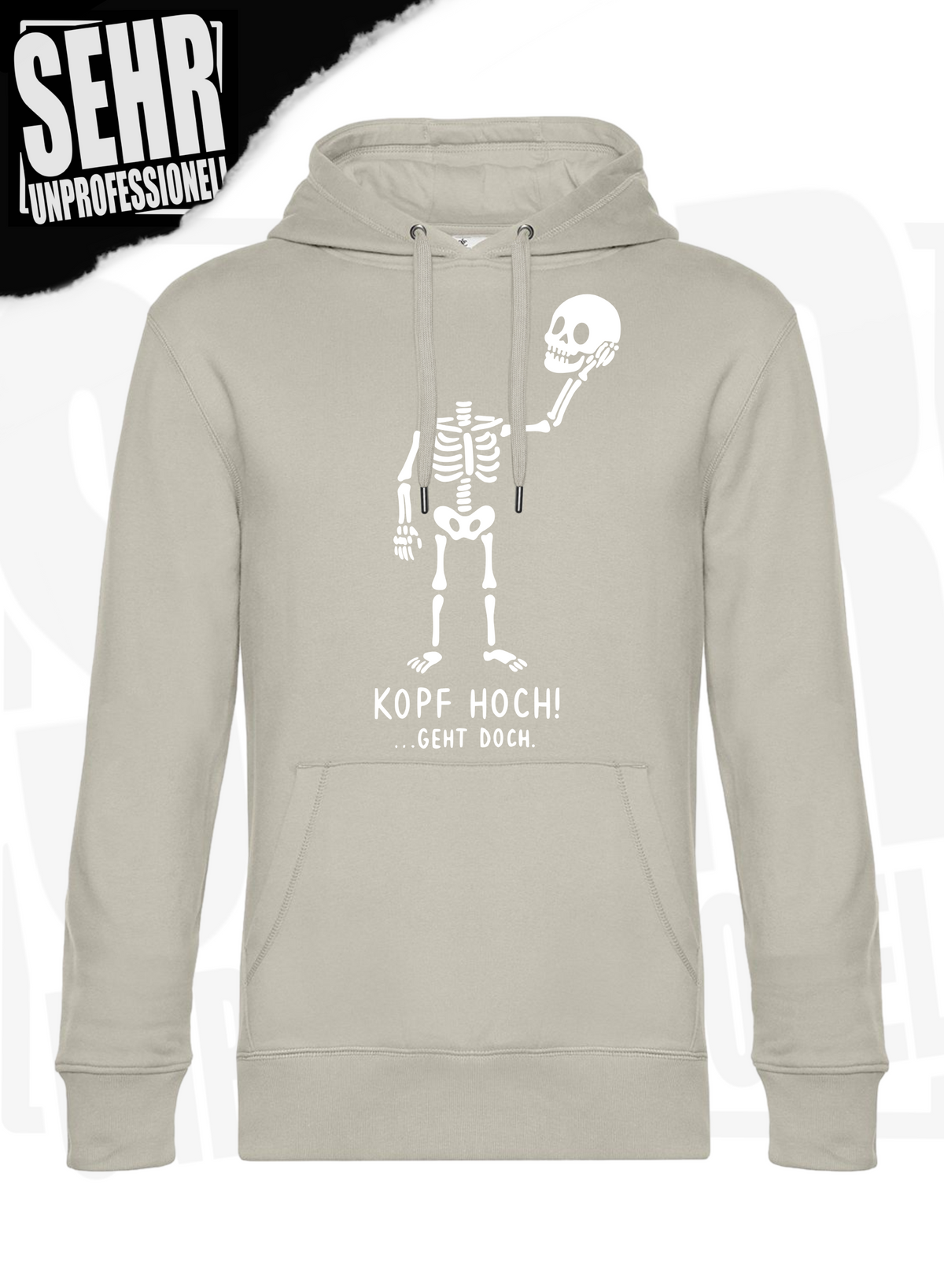 "Kopf hoch!" Regular & Ladies-Hoodie