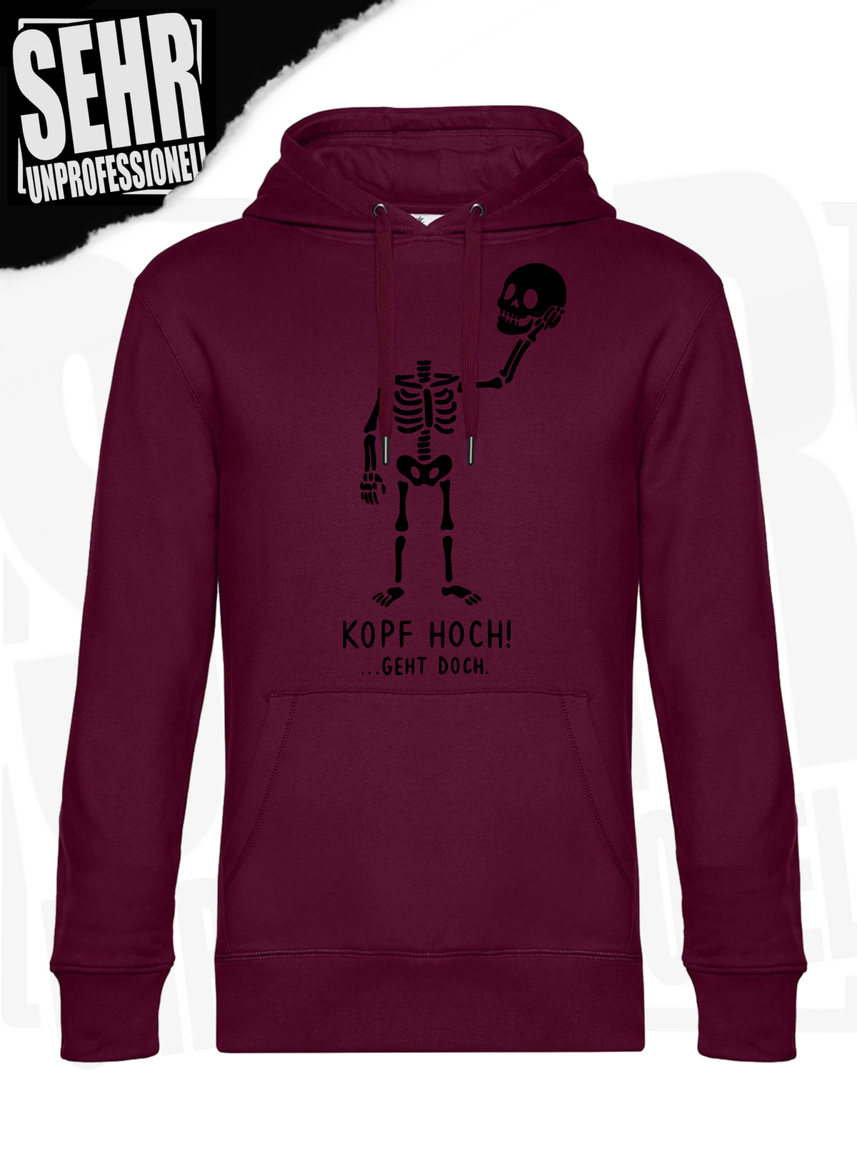 "Kopf hoch!" Regular & Ladies-Hoodie