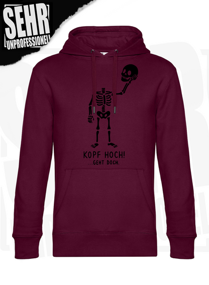 "Kopf hoch!" Regular & Ladies-Hoodie