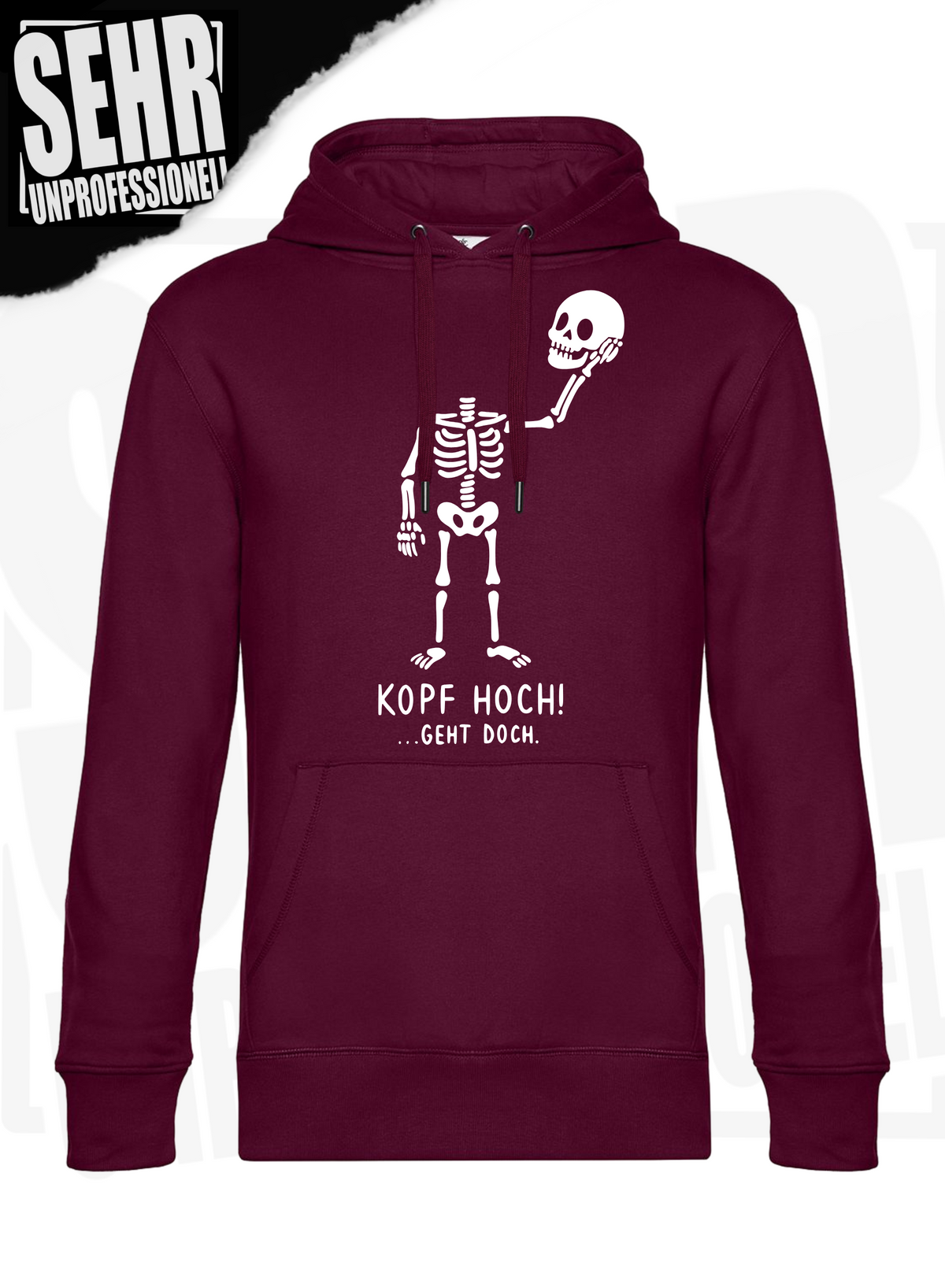 "Kopf hoch!" Regular & Ladies-Hoodie