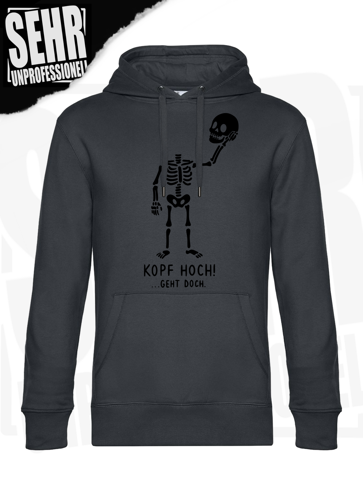 "Kopf hoch!" Regular & Ladies-Hoodie