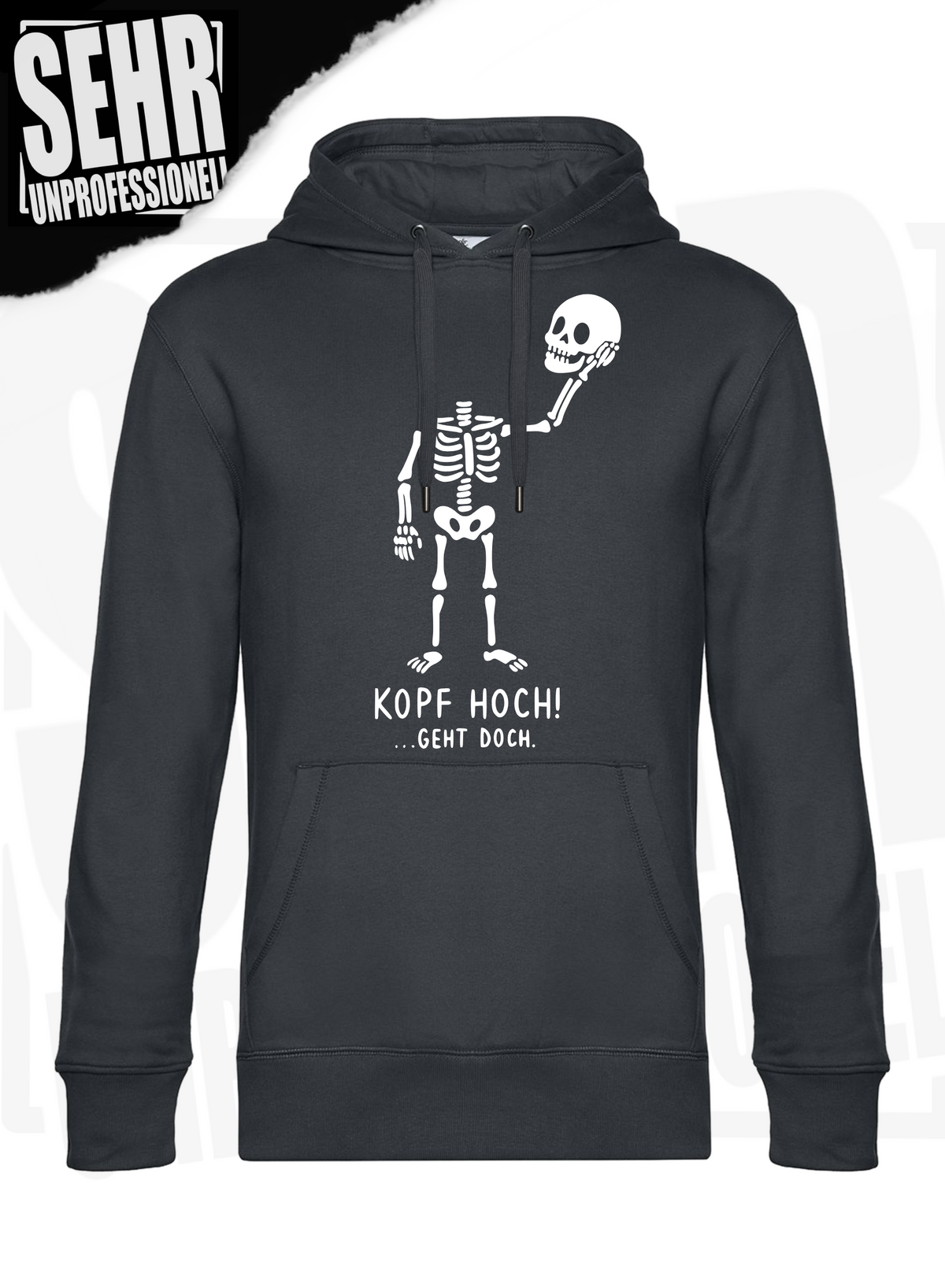 "Kopf hoch!" Regular & Ladies-Hoodie